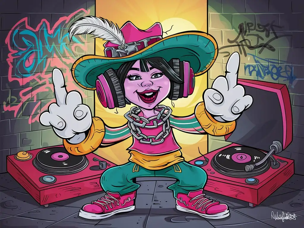 Cool-Cartoon-Character-in-Hip-Hop-Style