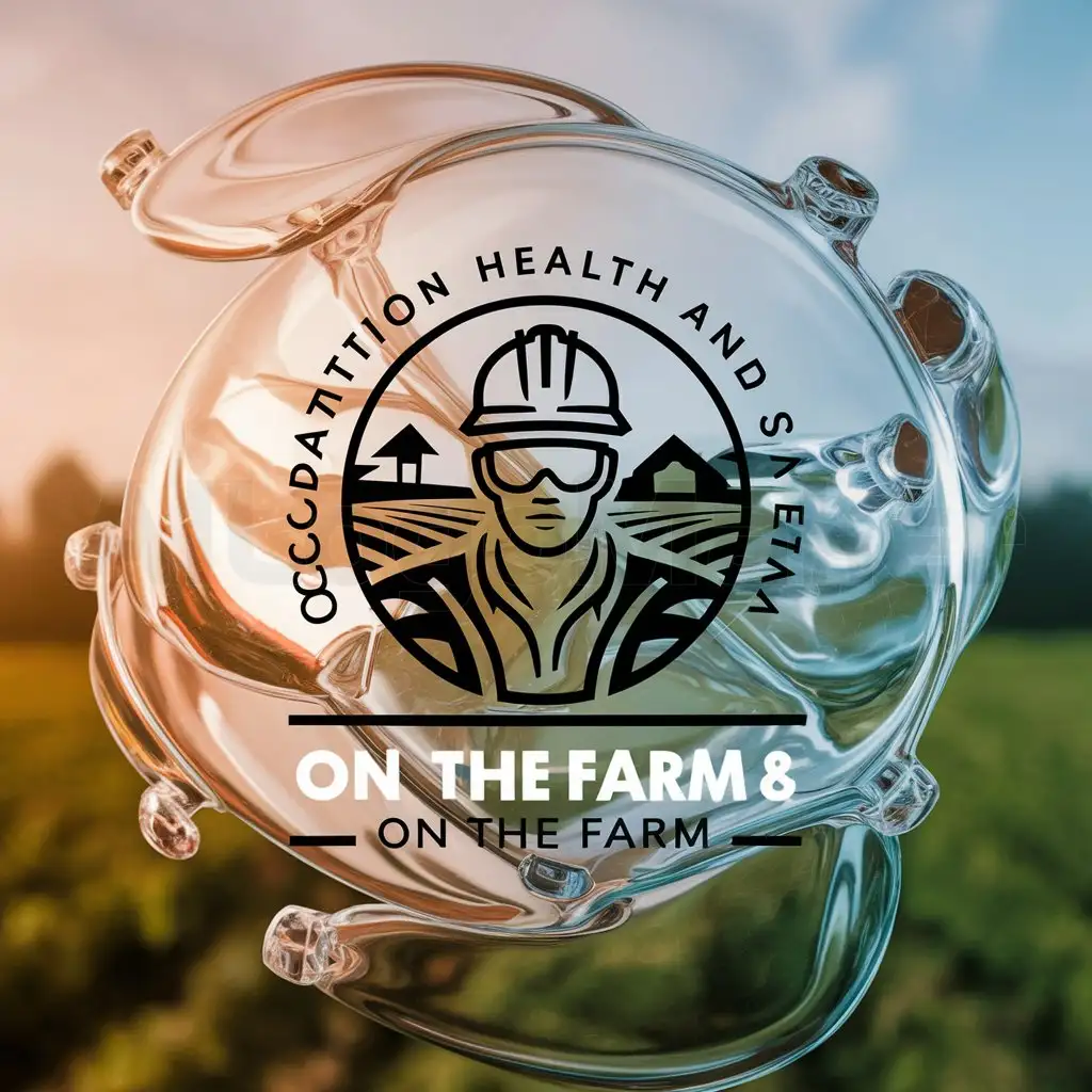 a logo design,with the text "occupation health and safety on the farm", main symbol:occupation health and safety on the farm,complex,clear background