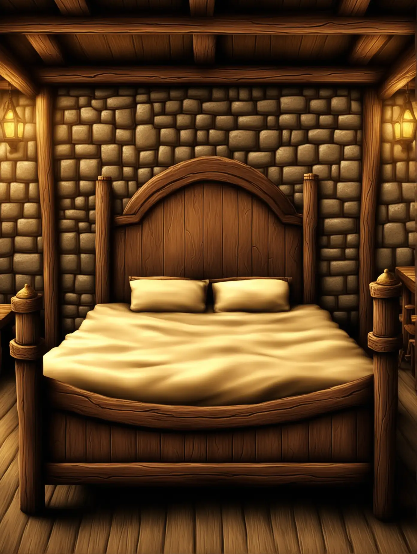 Fantasy-Tavern-Scene-Enchanted-Bed-in-CloseUp