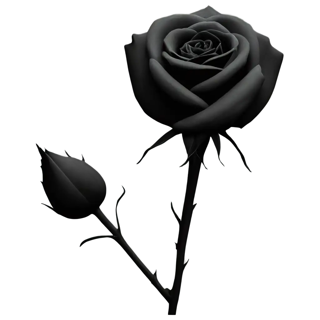 Black-Rose-PNG-Image-Capturing-the-Elegance-and-Intricacy-in-High-Quality