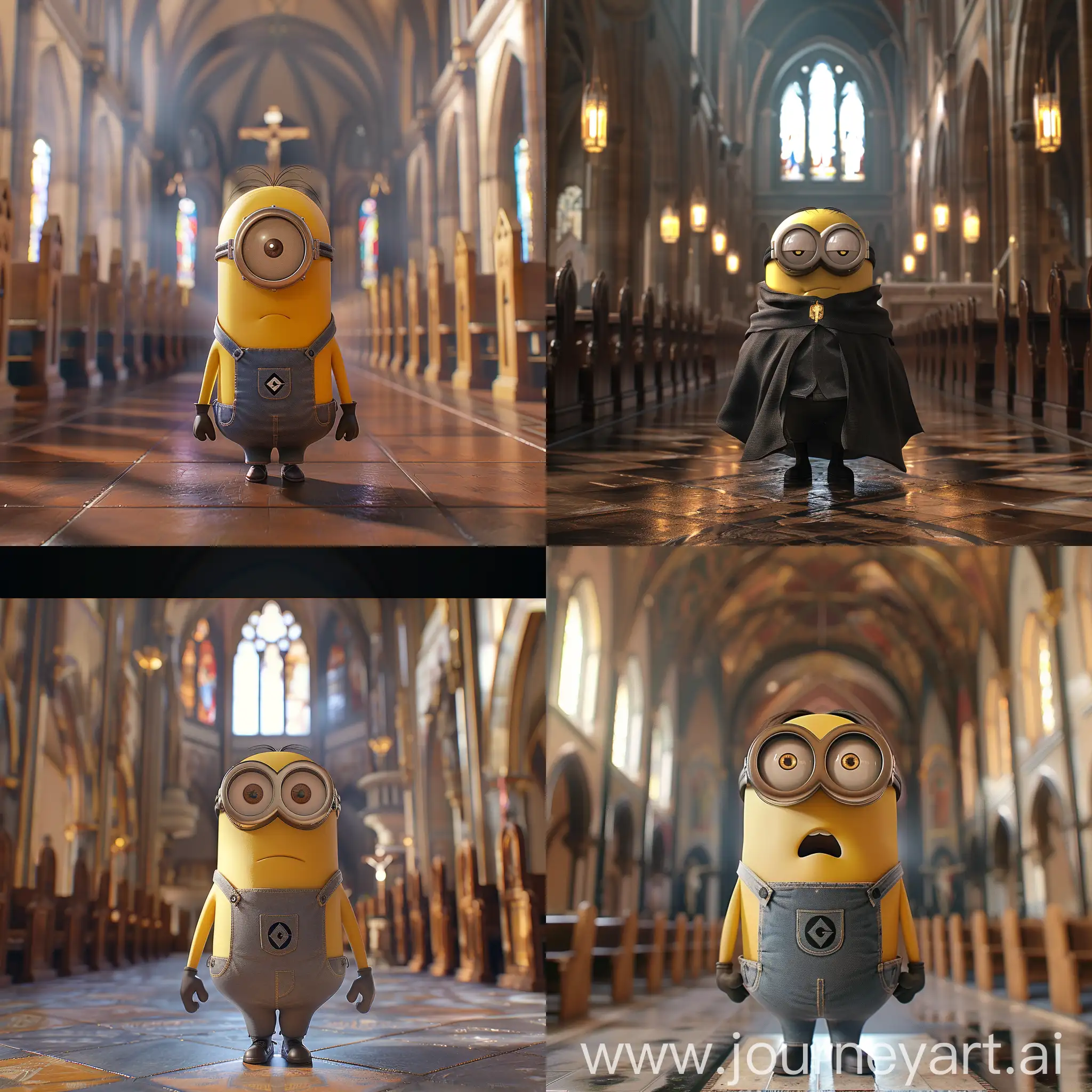 Minion-in-Church-Cathedral-Resembling-Griffith-from-Berserk-Anime