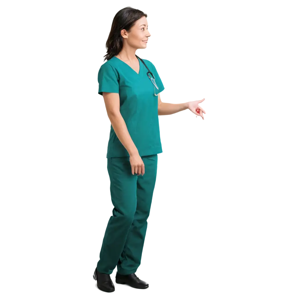 medical staff uniforms in a group