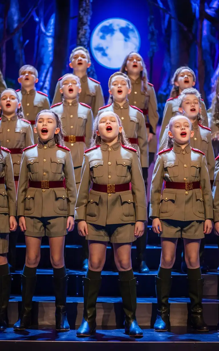 Russian-Girls-in-Military-Stage-Ensemble-Night-Witches