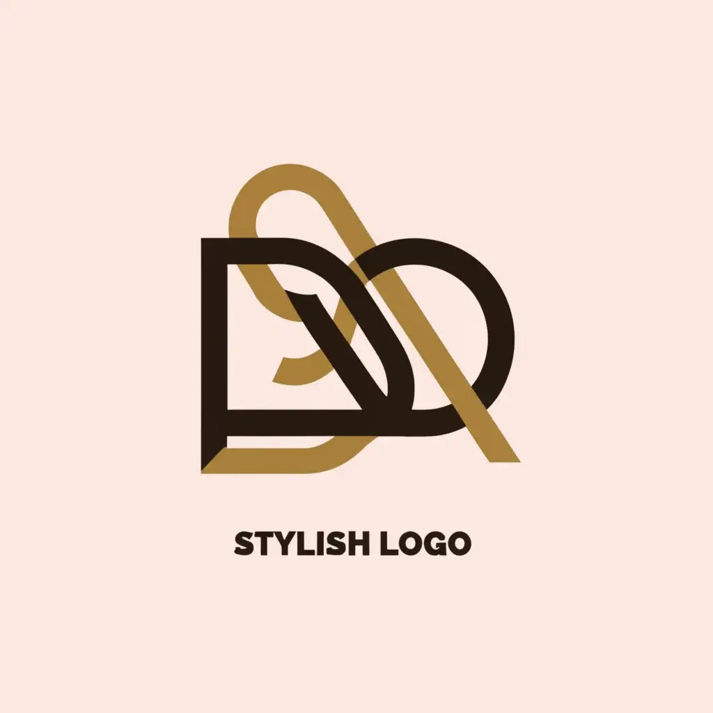 a logo design,with the text "LOGO", main symbol:STYLISH LOGO AND A HALF FADEED TEXT.,Moderate,clear background
