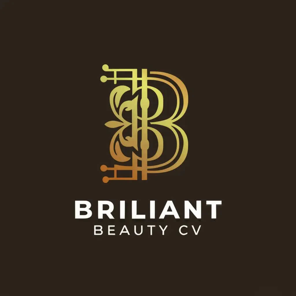 a logo design,with the text "Brilliant Beauty CV", main symbol:B,complex,clear background