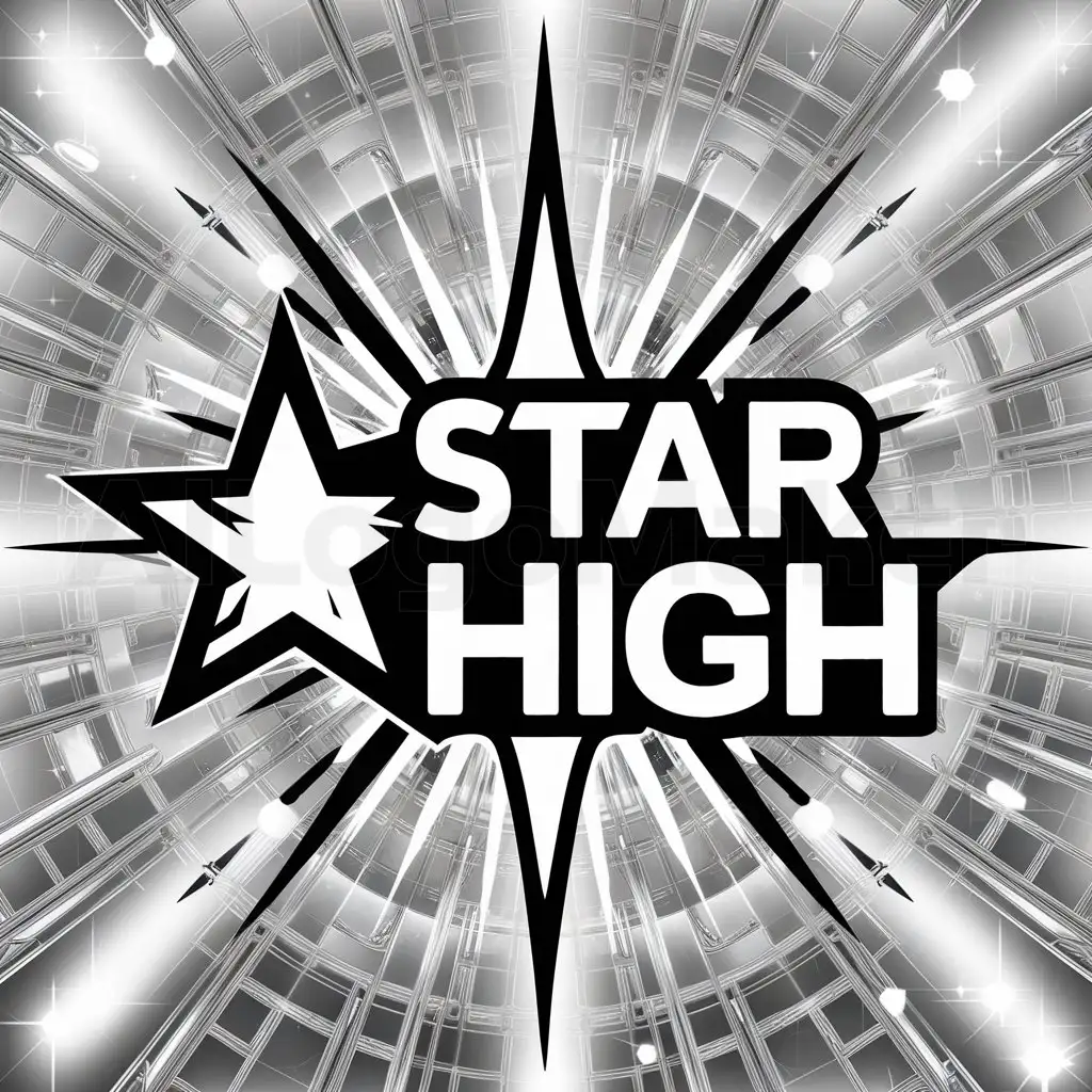 LOGO-Design-for-Star-High-Dynamic-Starry-Symbol-for-Gaming-and-Community