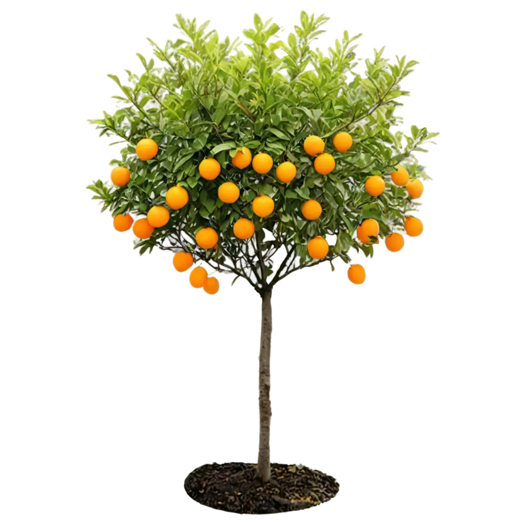 yellow orange tree plant