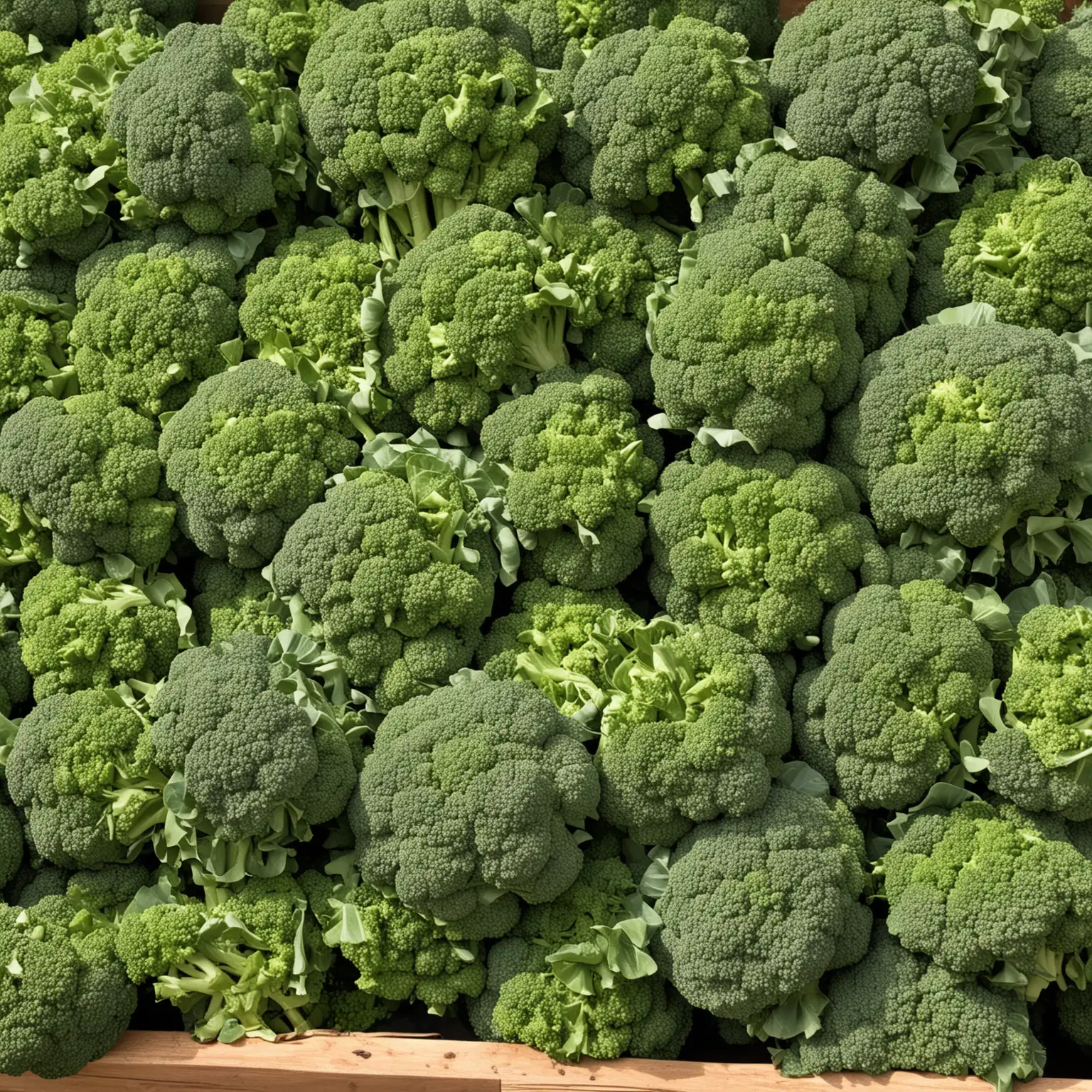 100 pounds of broccoli