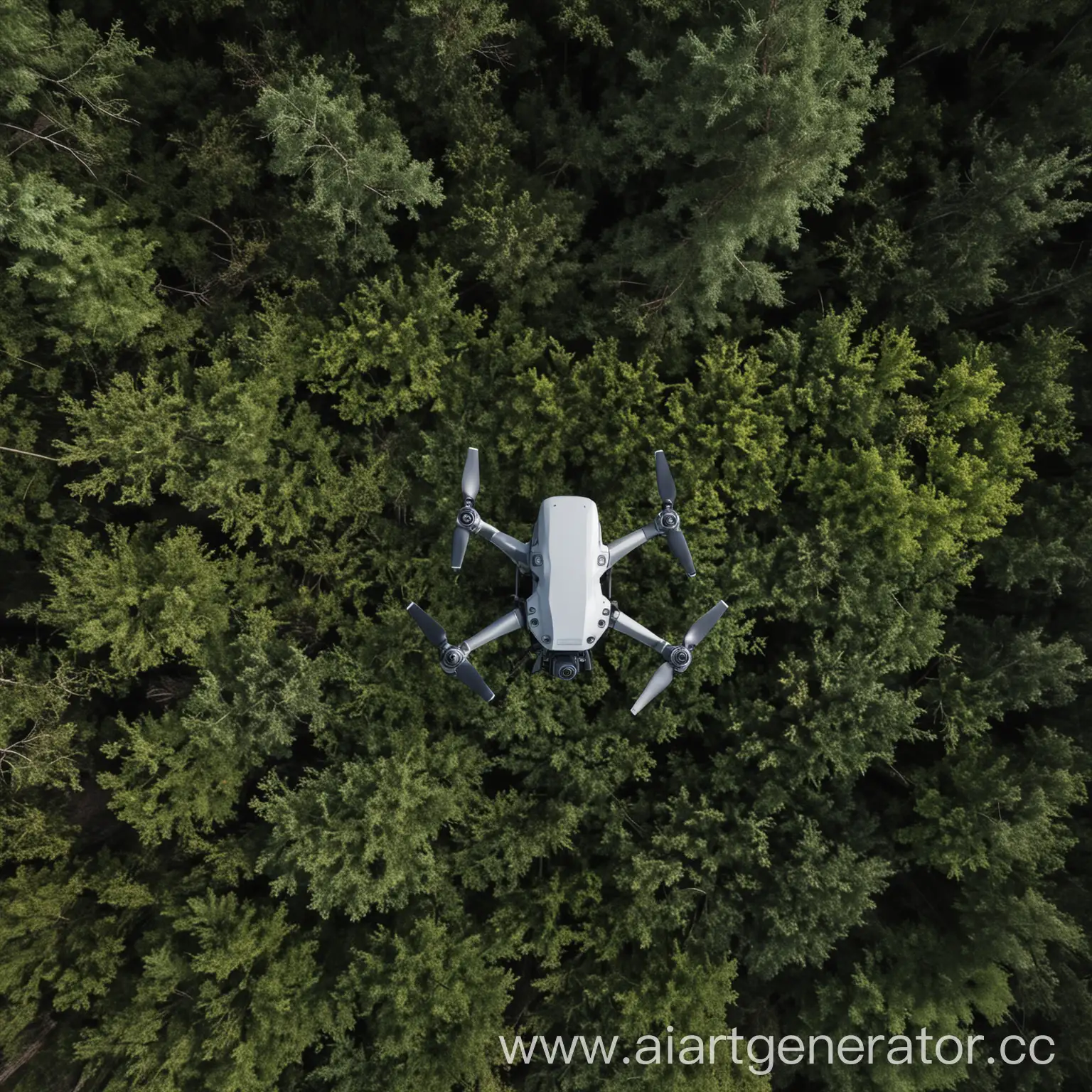 Mystical-DJI-AVATA-2-Drone-in-Deep-Forest
