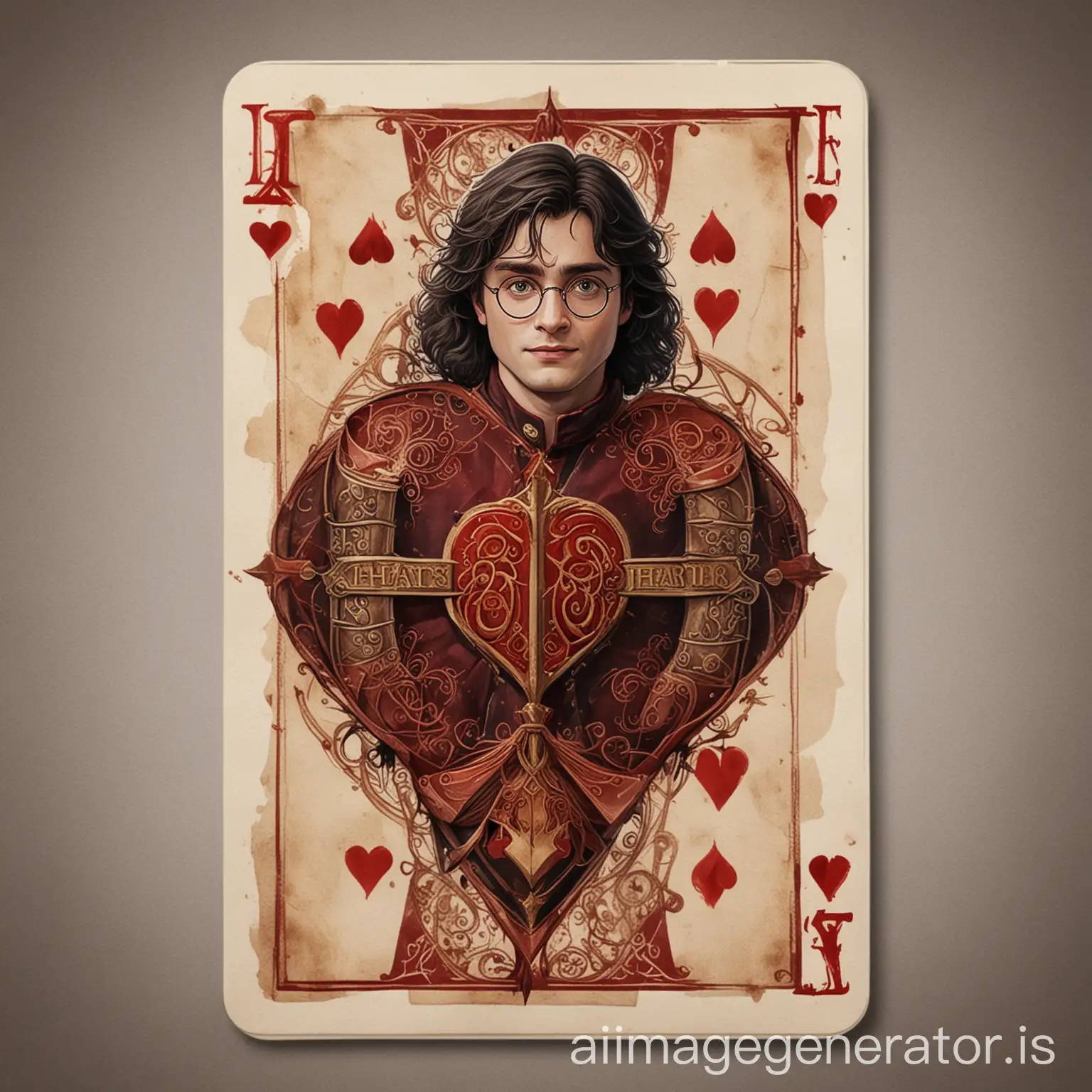 ace of hearts as harry potter