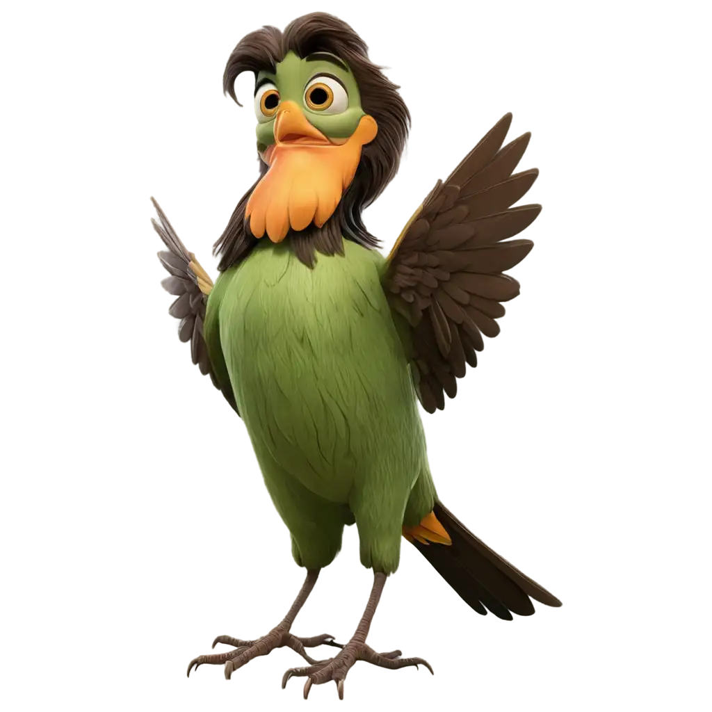 Burung terbang, 3d ala wald disney