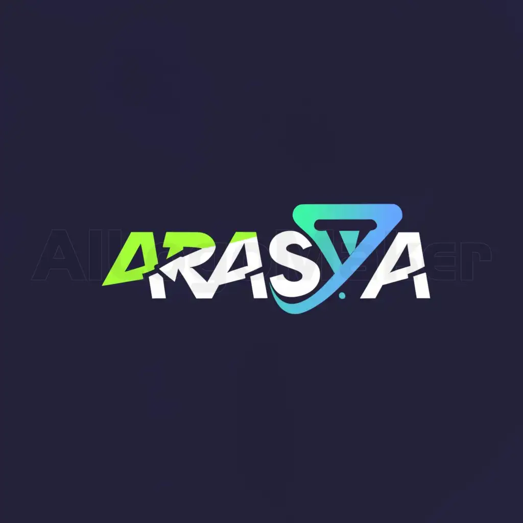 a logo design,with the text "Arasya", main symbol:Gaming,Moderate,clear background