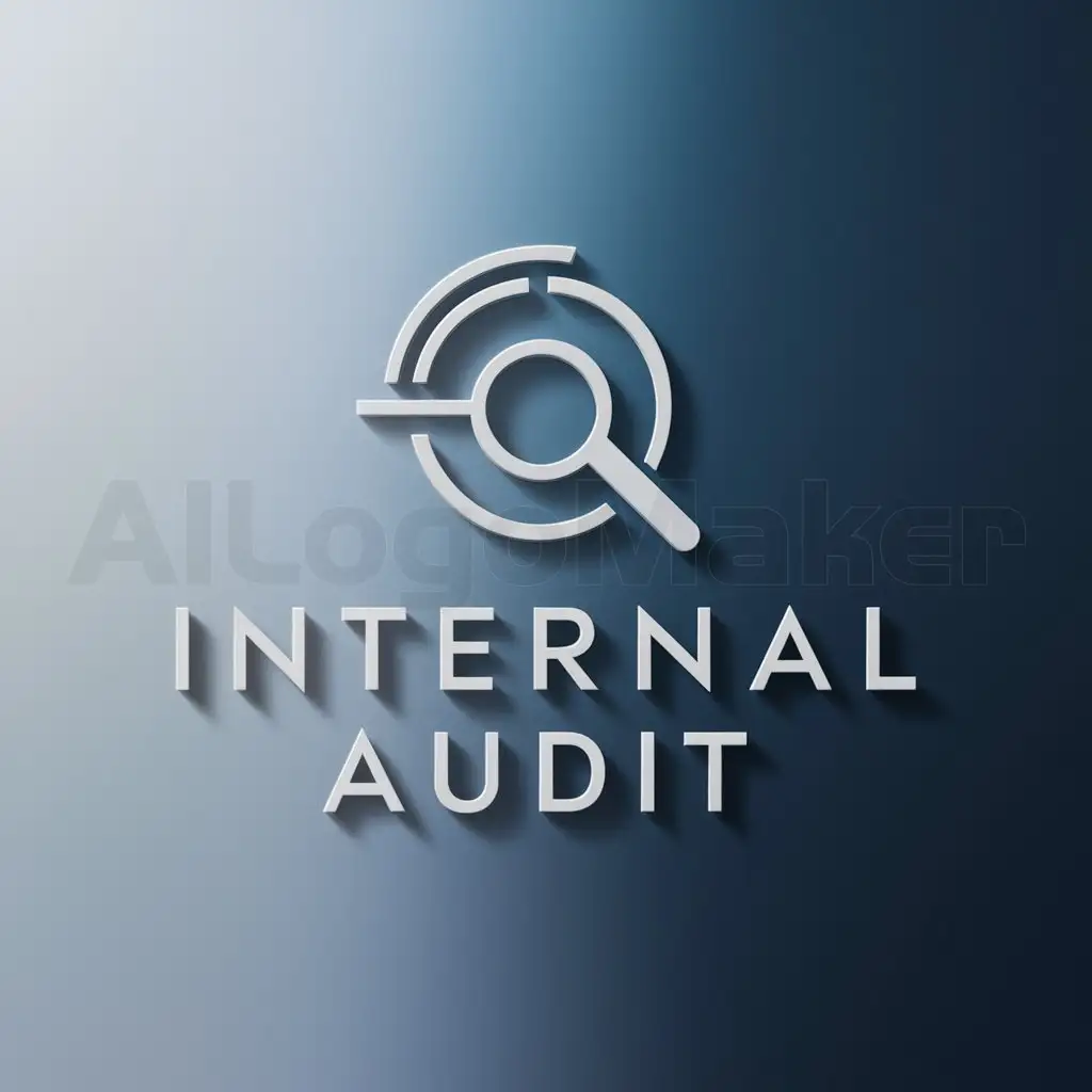 a logo design,with the text "INTERNAL AUDIT", main symbol:Internal Audit,Moderate,clear background