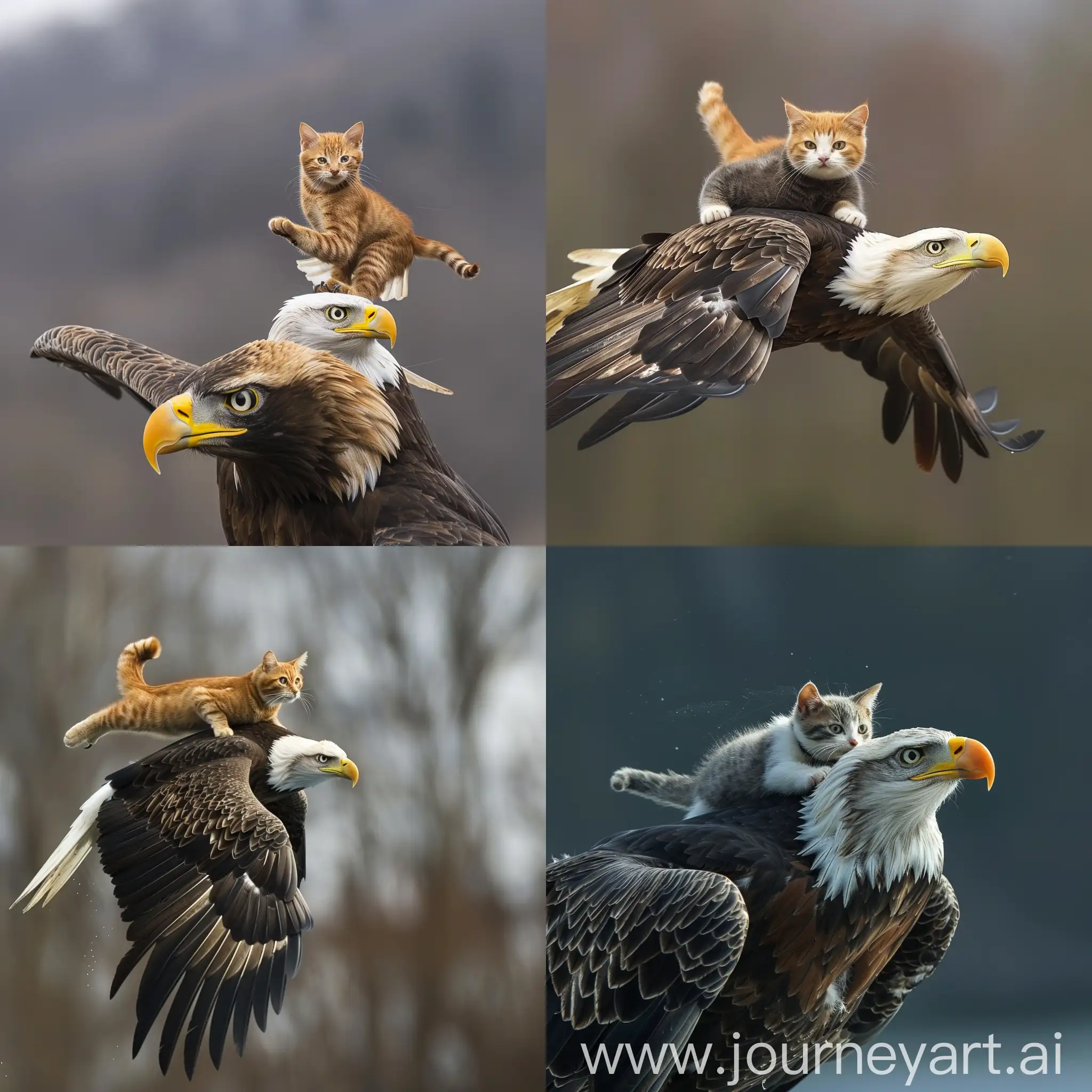 Adventurous-Cat-Riding-Eagle-in-Majestic-Flight