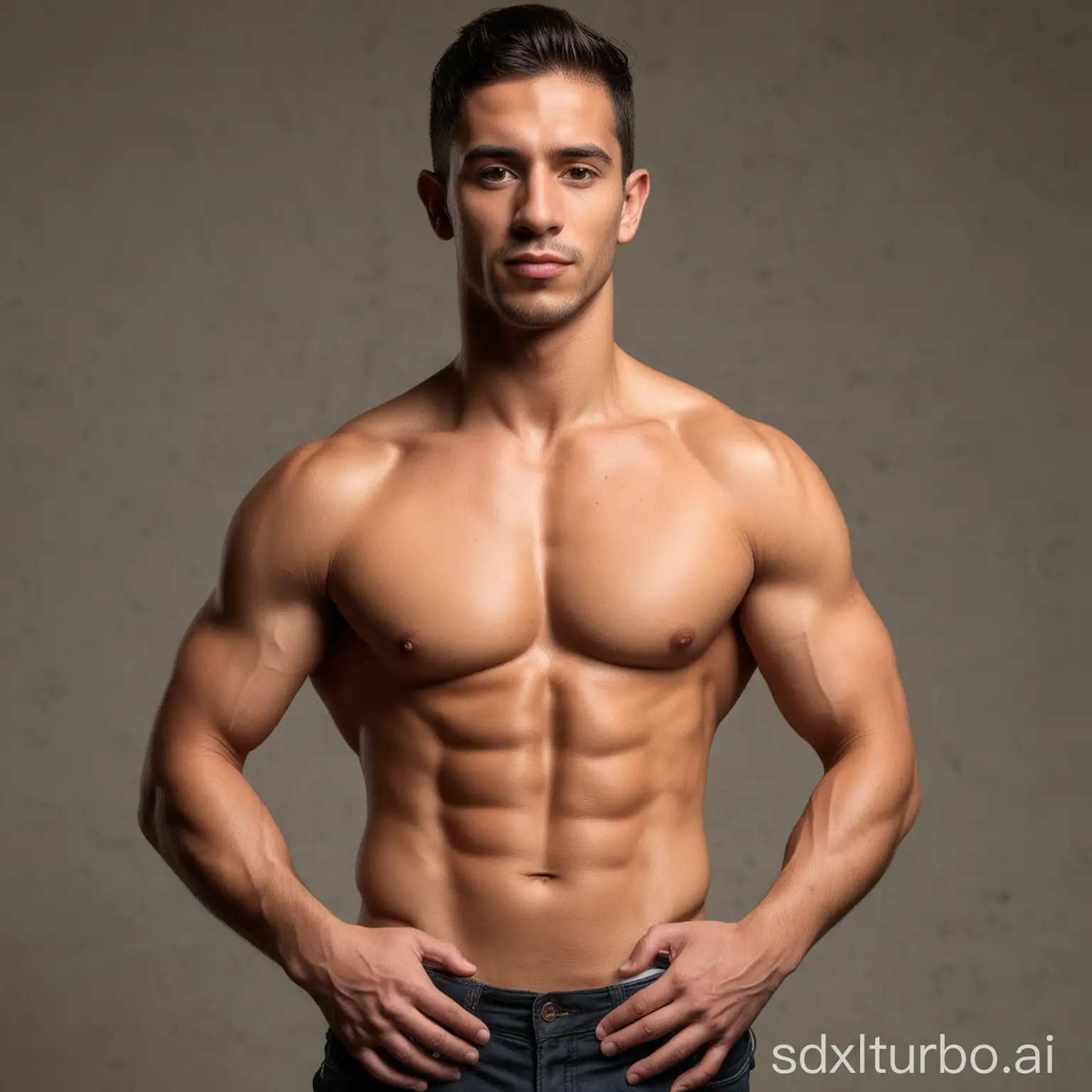 Maximiliano-Torandell-Showing-Defined-Abs-in-Sunlight