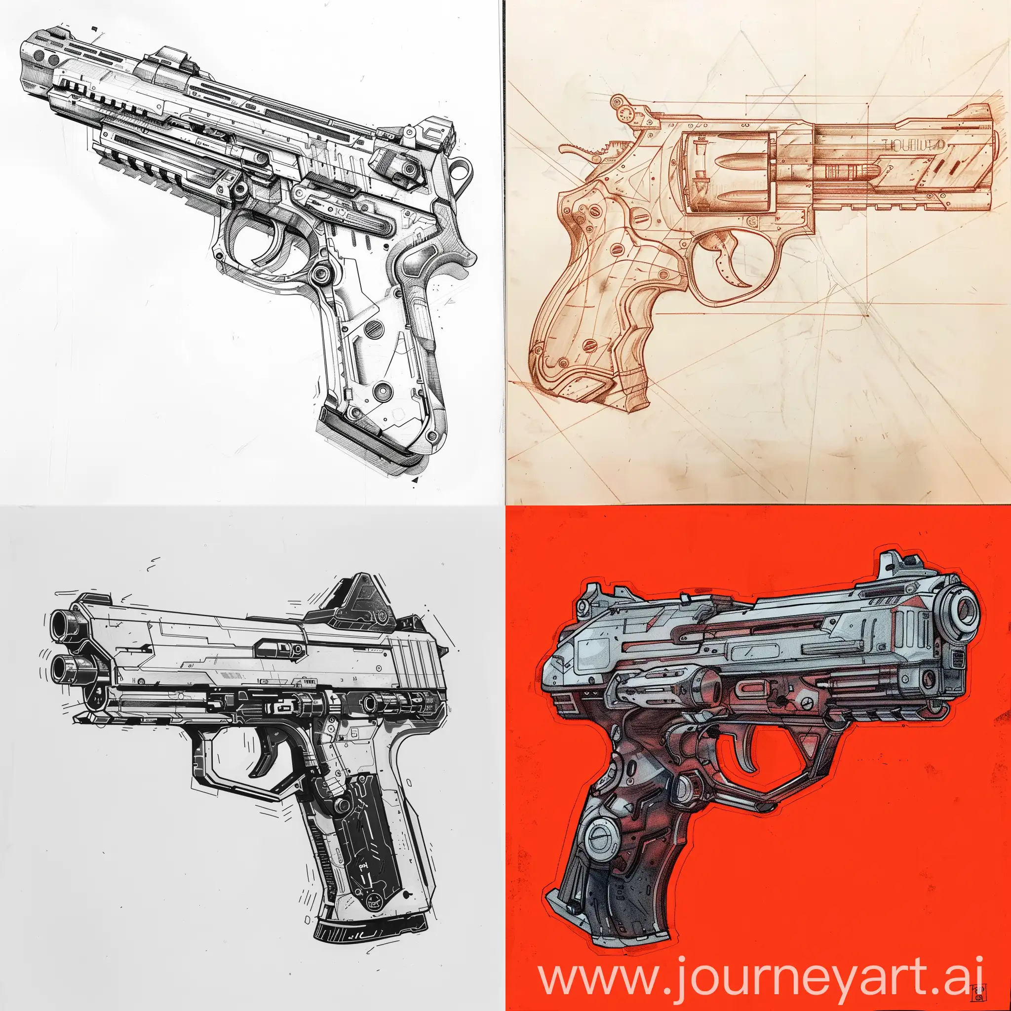 Futuristic-Heavy-Pistol-Drawing-in-Sayfai-Style