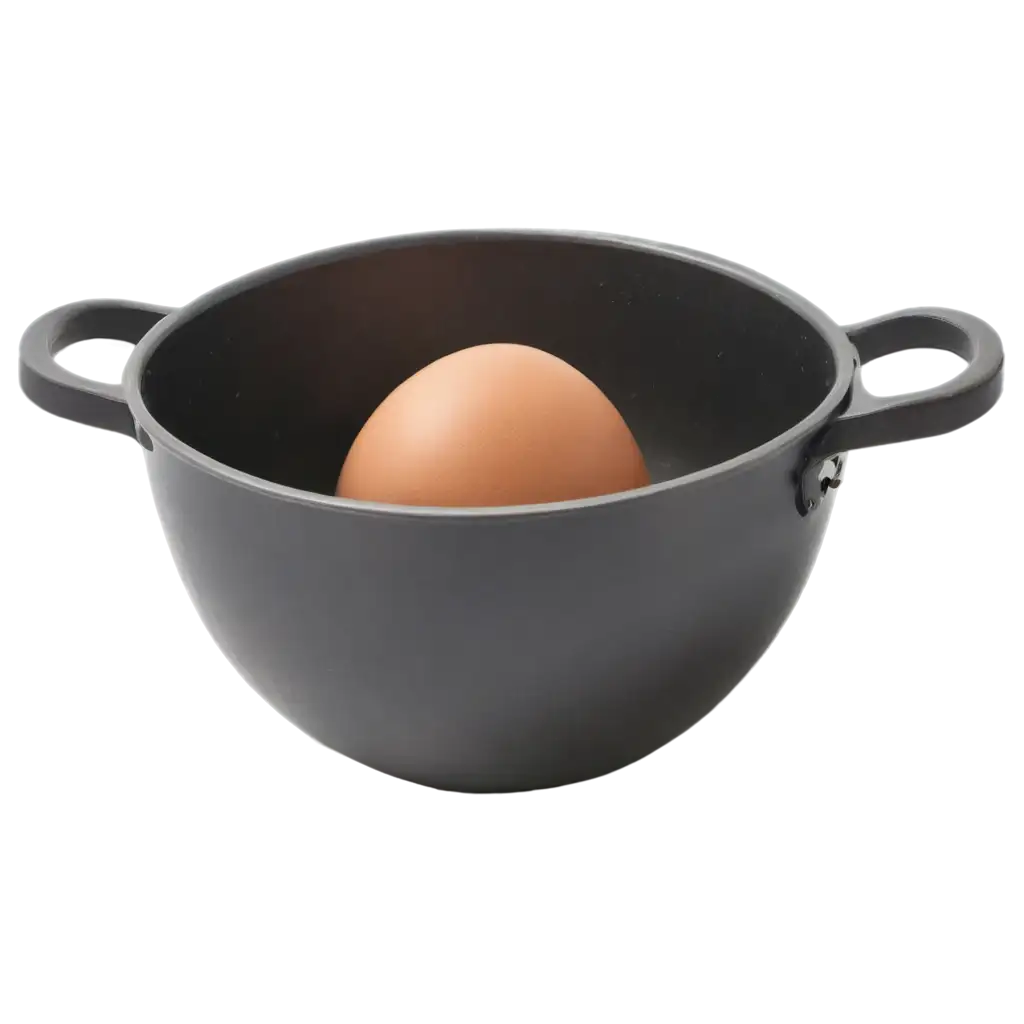 One-Egg-in-the-Pot-HighQuality-PNG-Image-for-Culinary-Visuals