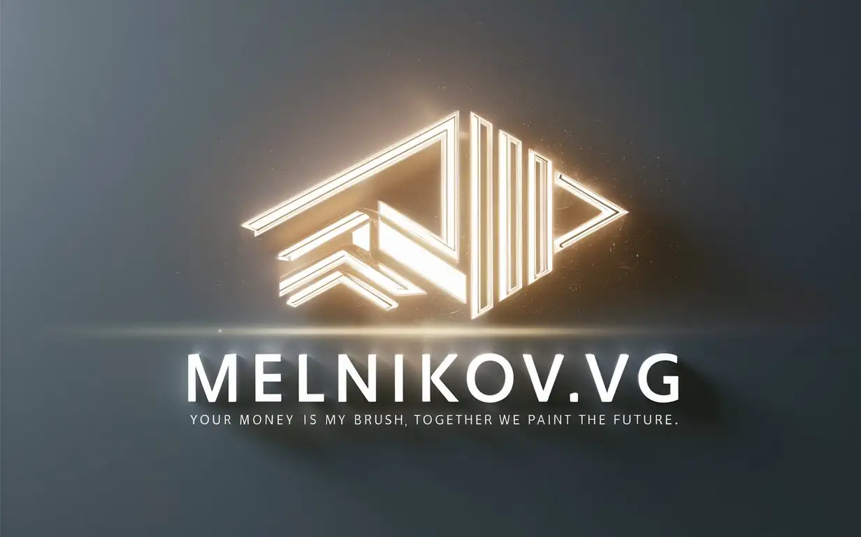 Futuristic-Luminescent-Logo-Design-for-MelnikovVG-Business