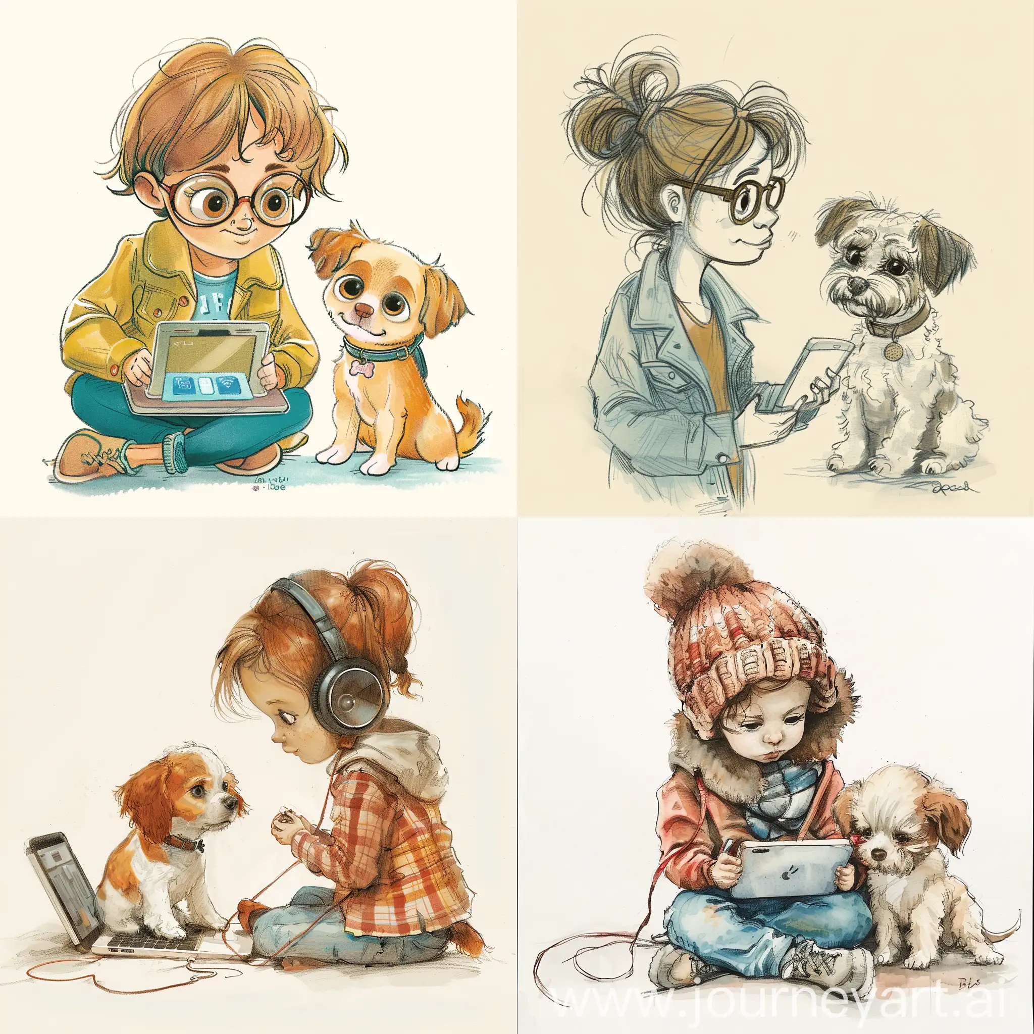 Young-Pet-Lover-Embracing-Modern-Technology