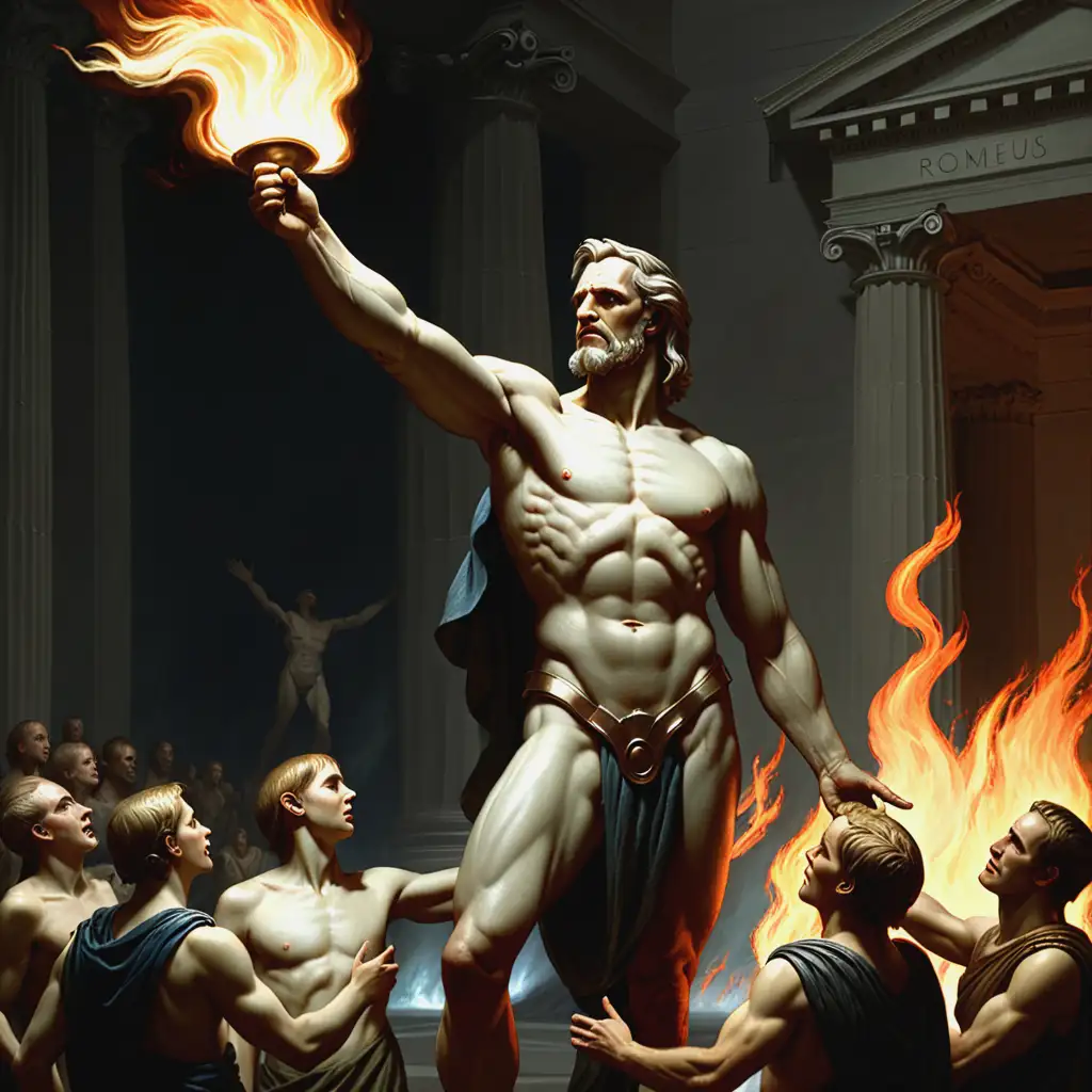Prometheus-Bestows-Fire-Upon-Humanity
