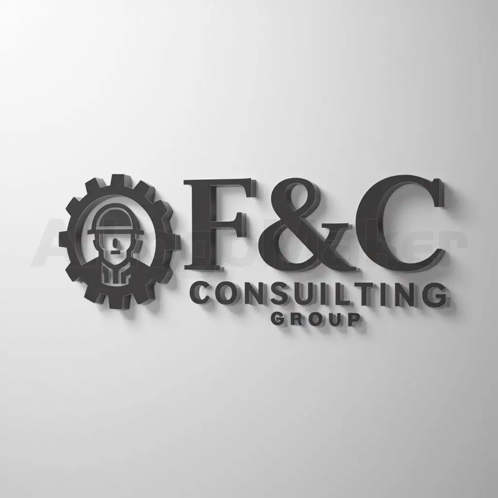 a logo design,with the text "F&C CONSULTING GROUP", main symbol:industria,Moderate,clear background