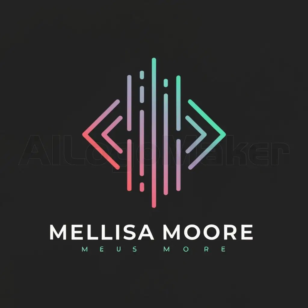 a logo design,with the text "Mellissa Moore", main symbol:Audio,complex,be used in Nonprofit industry,clear background