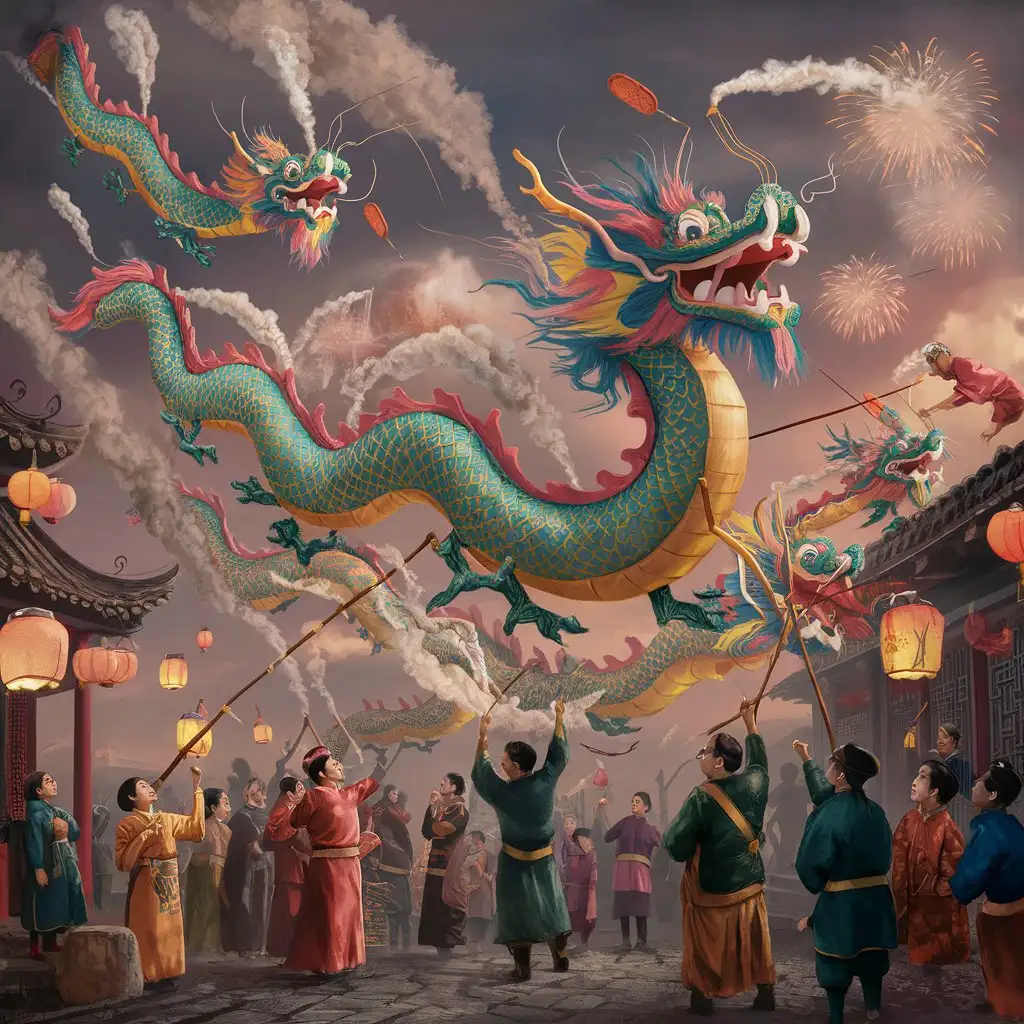 Dragon festival in China from history 