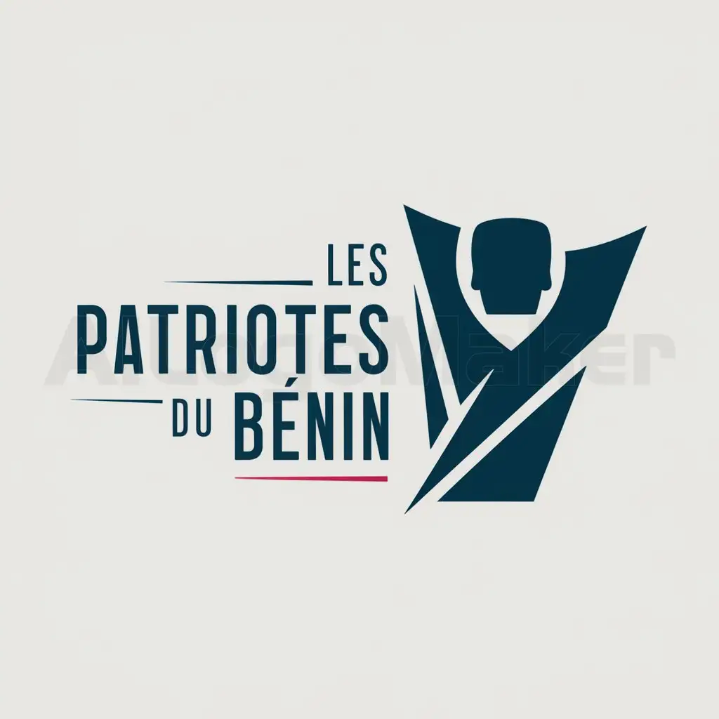 a logo design,with the text "Les Patriotes du Bénin", main symbol:Les Patriotes,Moderate,clear background