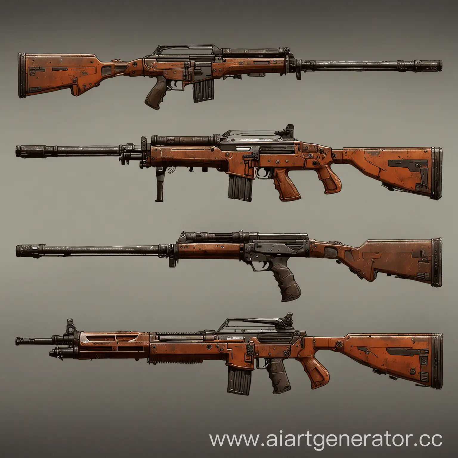 Concept-Art-for-Rust-Game-Assault-Rifle-Design