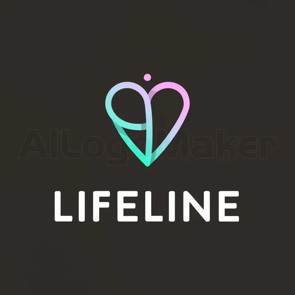 a logo design,with the text "LifeLine", main symbol:health,Moderate,clear background