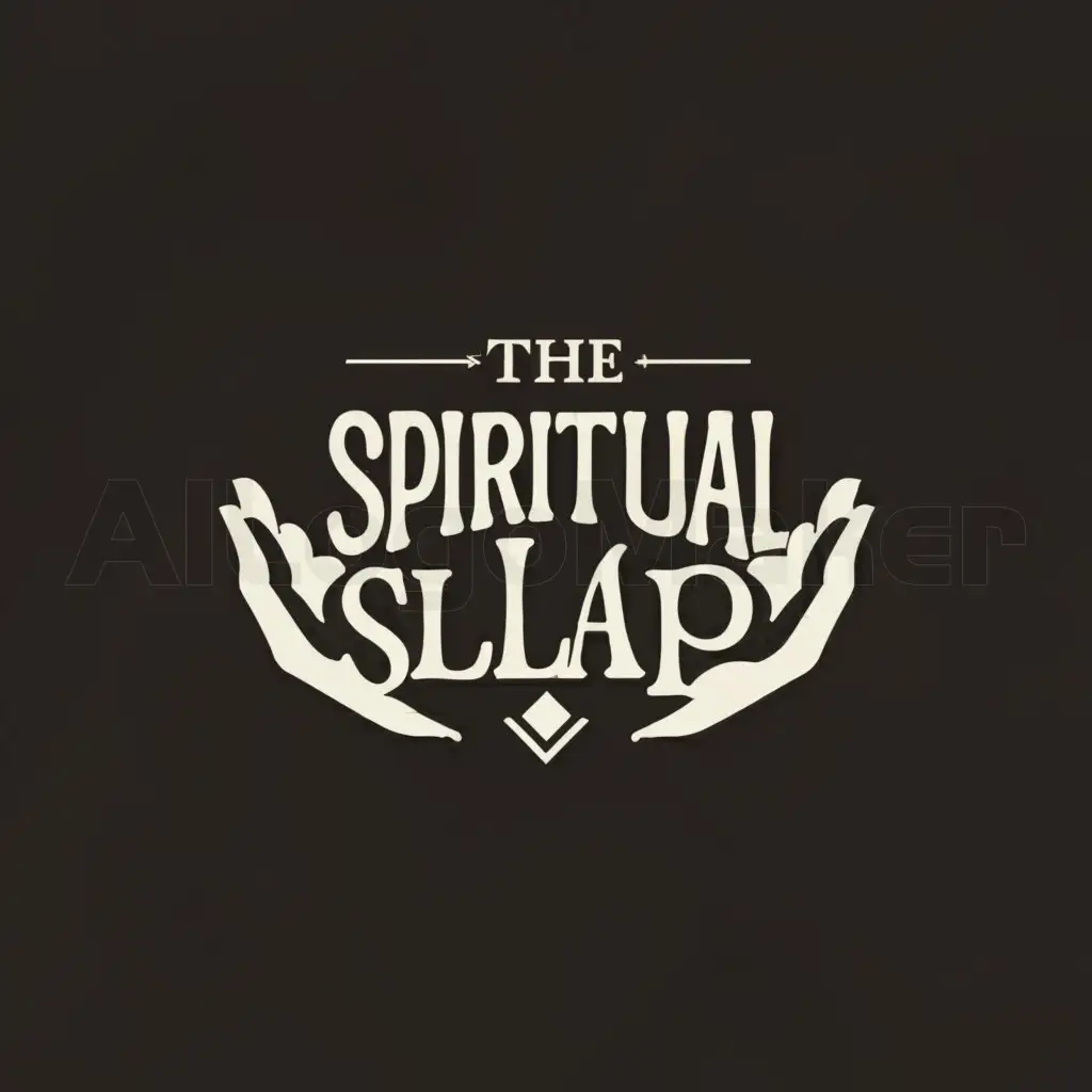 a logo design,with the text "The Spiritual Slap", main symbol:Spiritual Slap,Minimalistic,be used in Religious industry,clear background