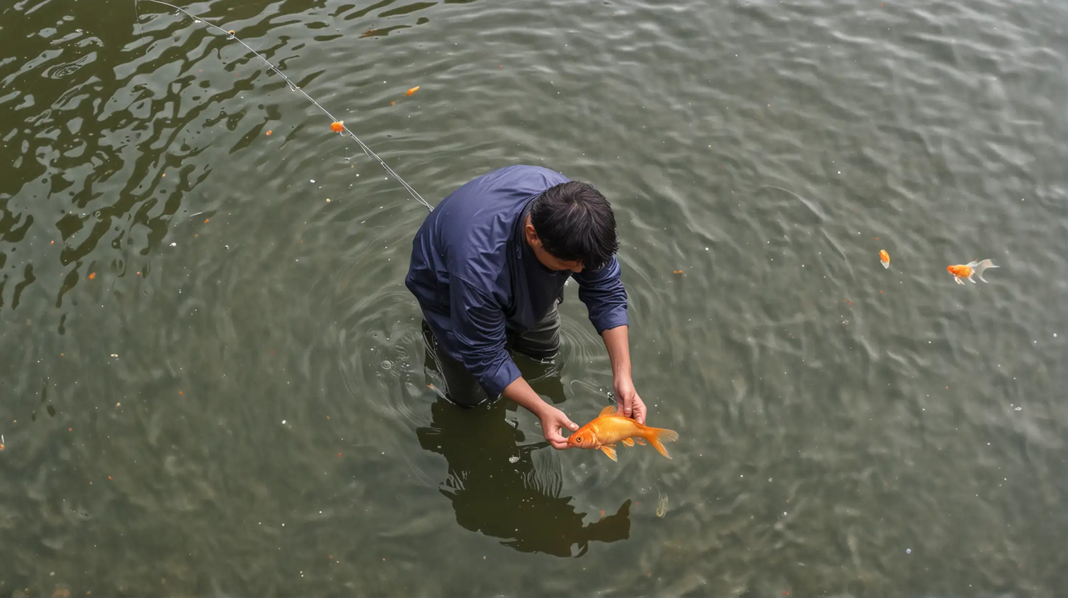 A Poor Fishermans Encounter with a Magical Goldfish