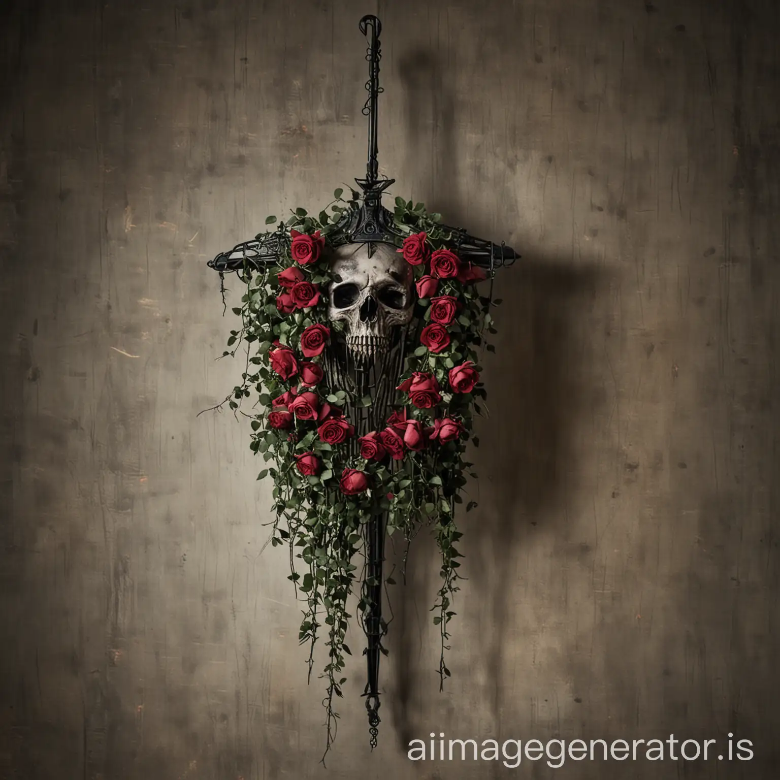 Knight-with-Wilted-Roses