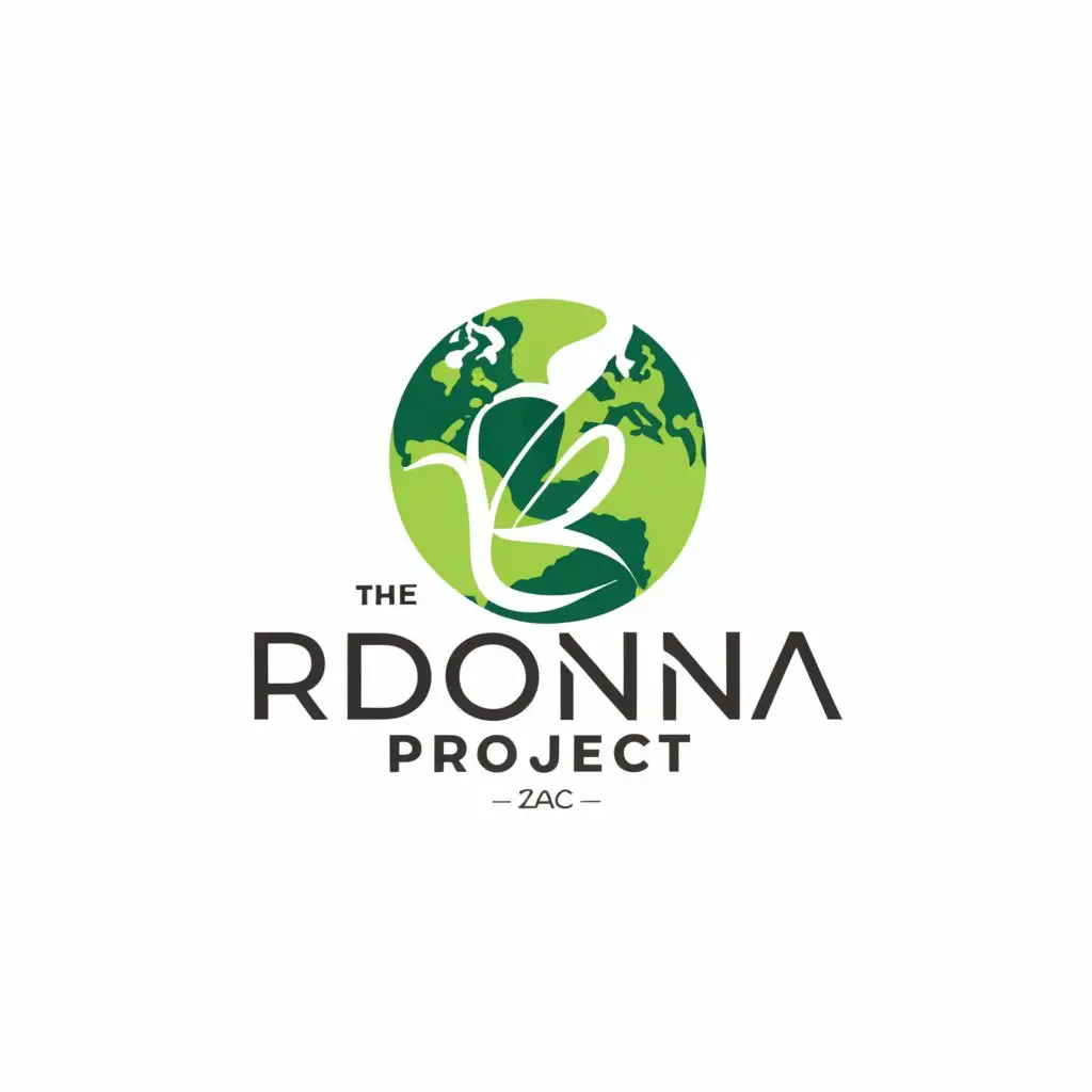 a logo design,with the text "the Rdonna Project أرضنا", main symbol:by zohor LLC,Moderate,clear background