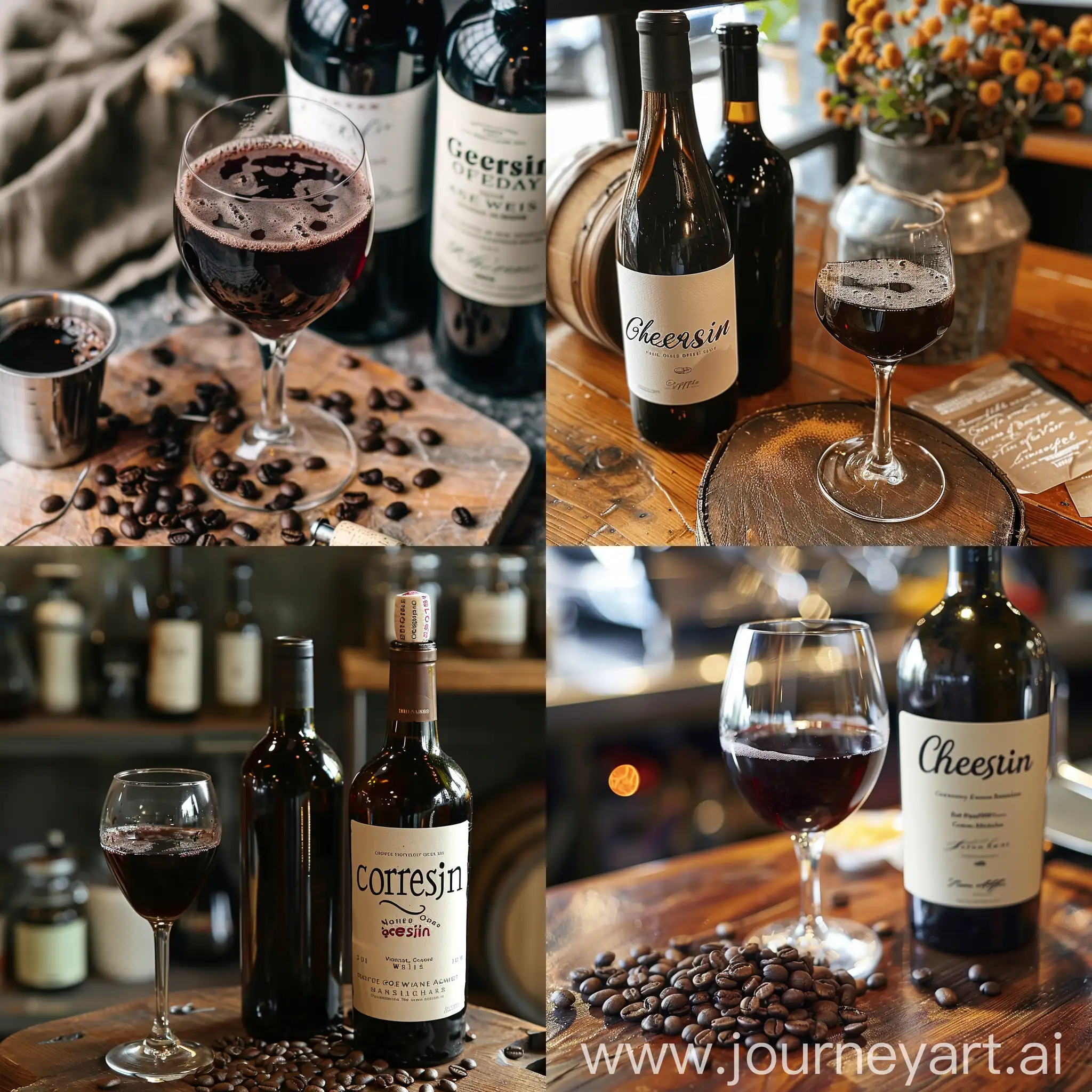 Organic natural wine and specialty coffee cheersin
