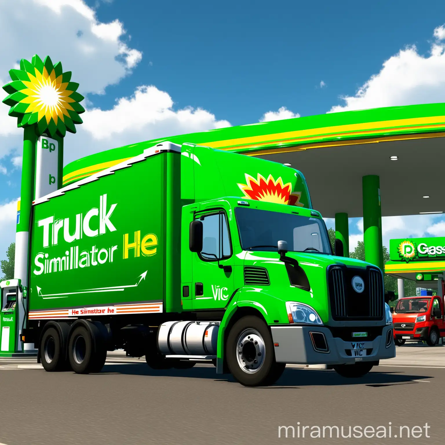 Truck Simulator Ultimate VIC at BP Gas Station