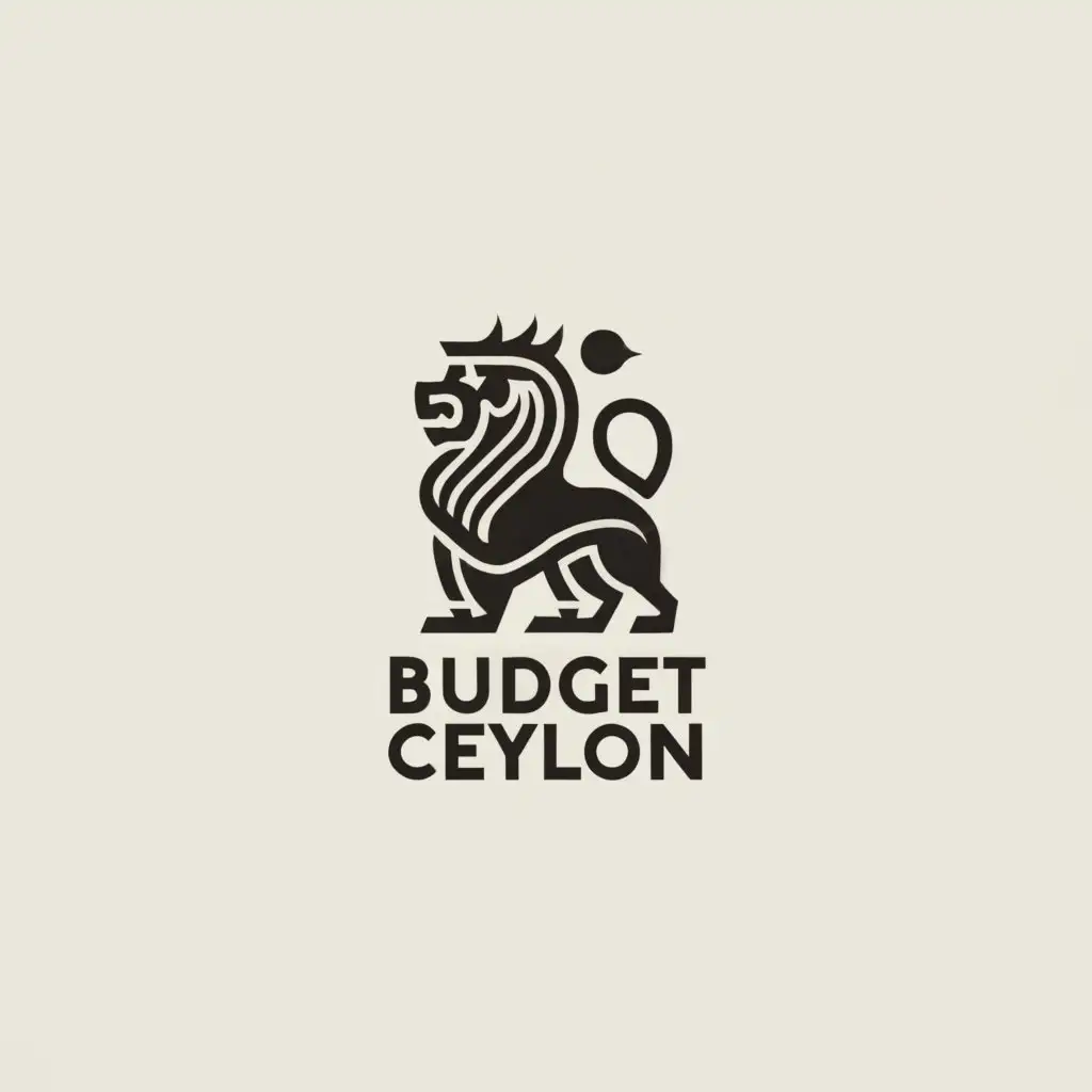 LOGO-Design-For-Budget-Ceylon-Minimalistic-Lion-Symbol-with-Trustworthy-Colors-for-Custom-Travel-Packages-in-Sri-Lanka