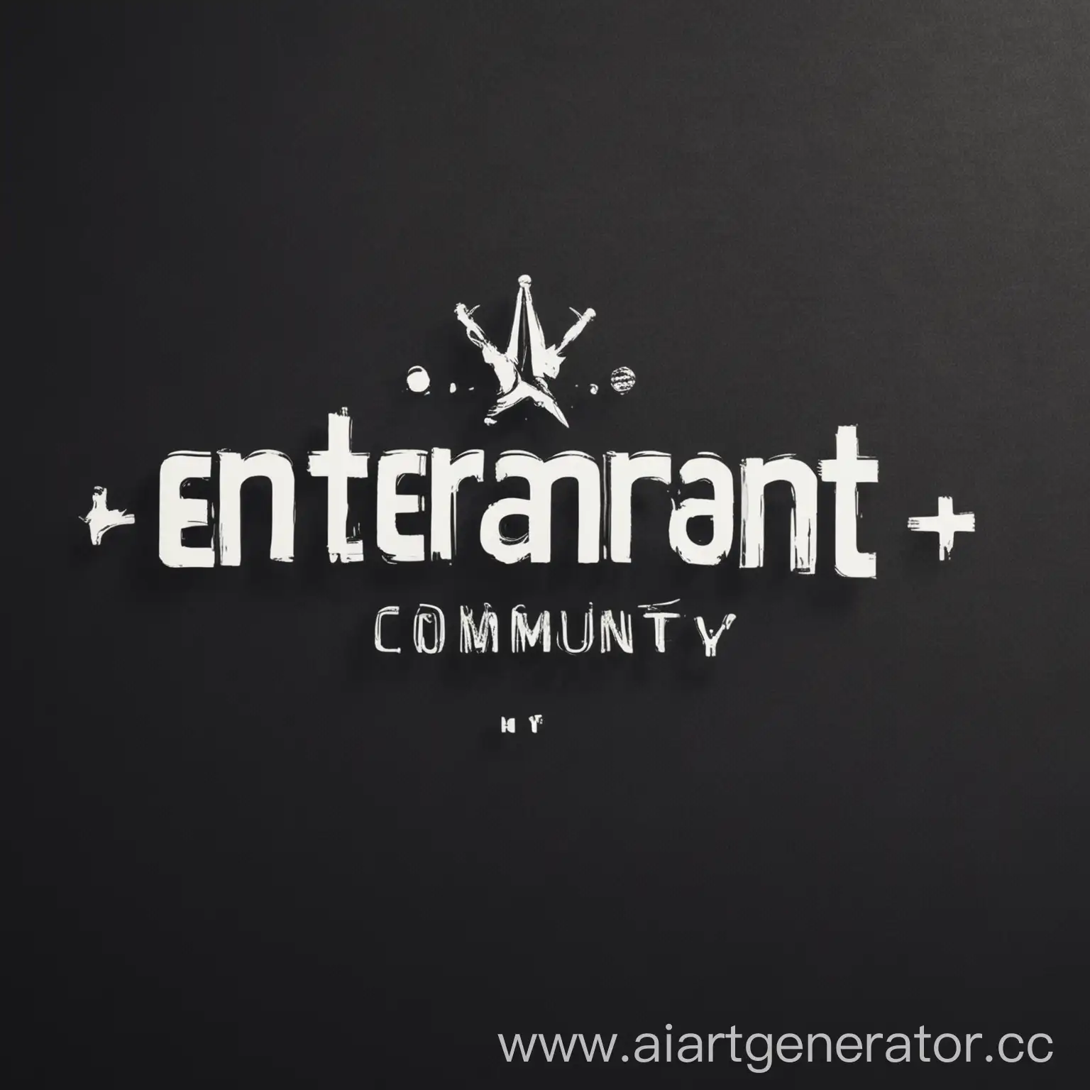 Colorful-Entertainment-Community-Logo-Featuring-Diverse-Performers
