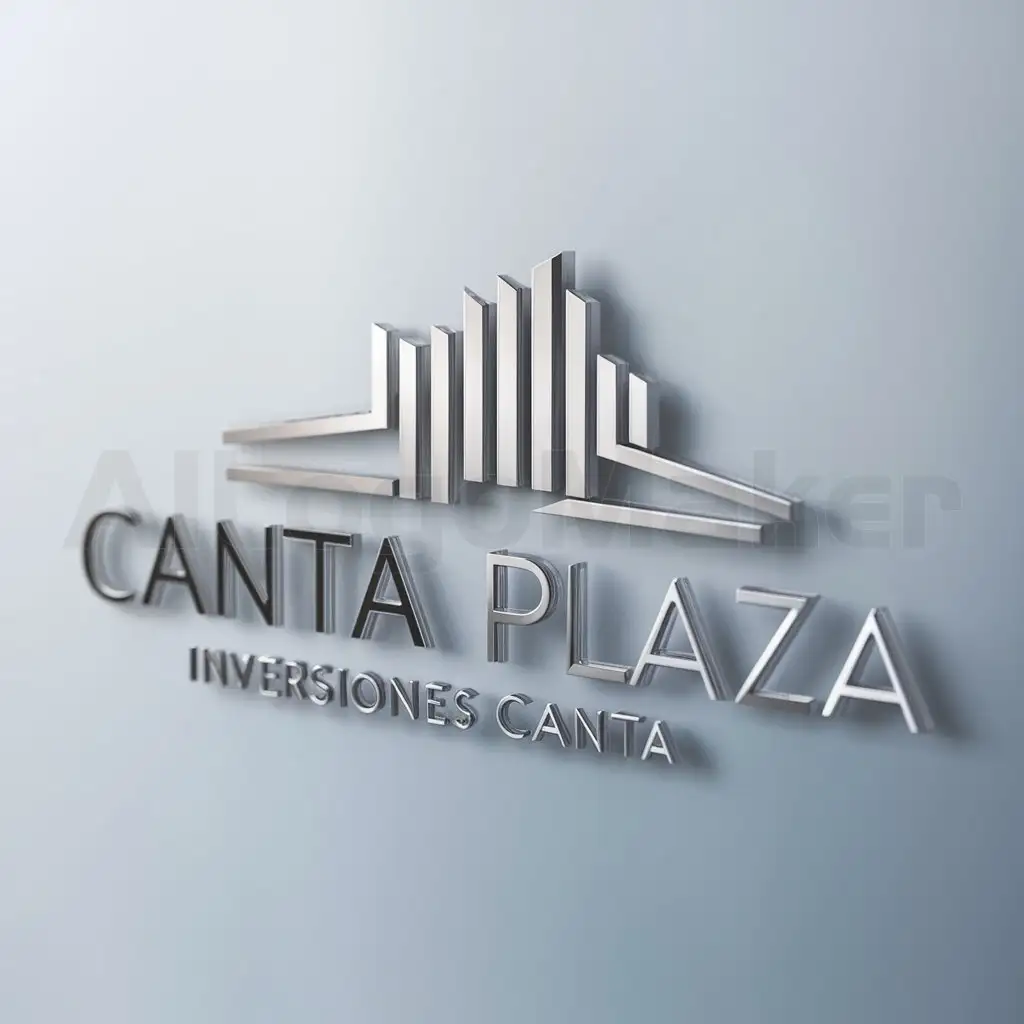 a logo design,with the text "CANTA PLAZA", main symbol:INVERSIONES CANTA,Moderate,clear background