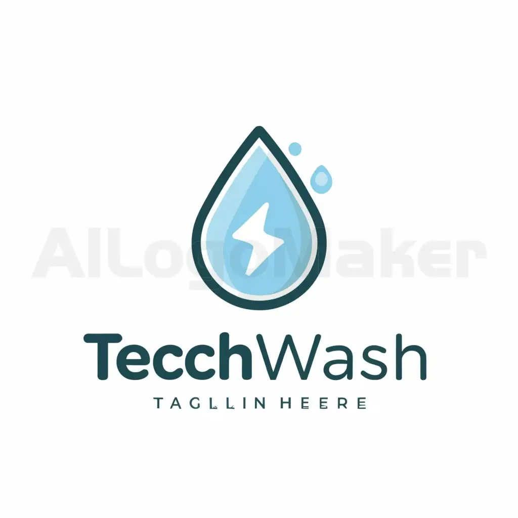 a logo design,with the text "techwash", main symbol:phone, tishue,Moderate,be used in Others industry,clear background