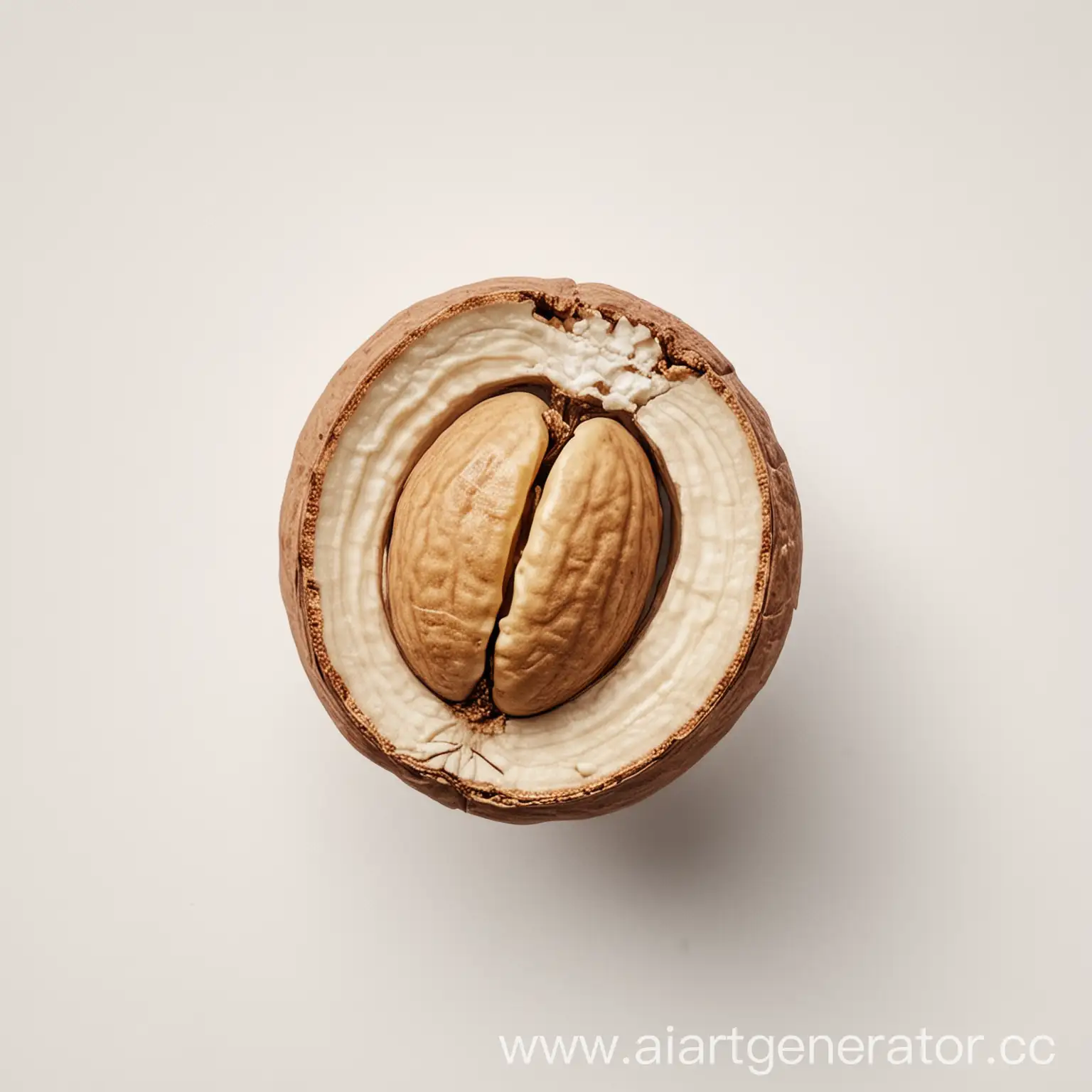 one Nuts , white background