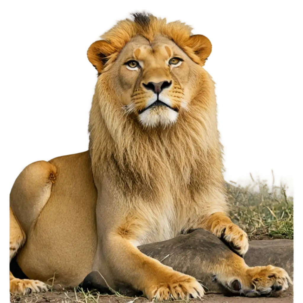 Majestic-Lion-PNG-A-Stunning-Digital-Representation-of-the-King-of-the-Jungle