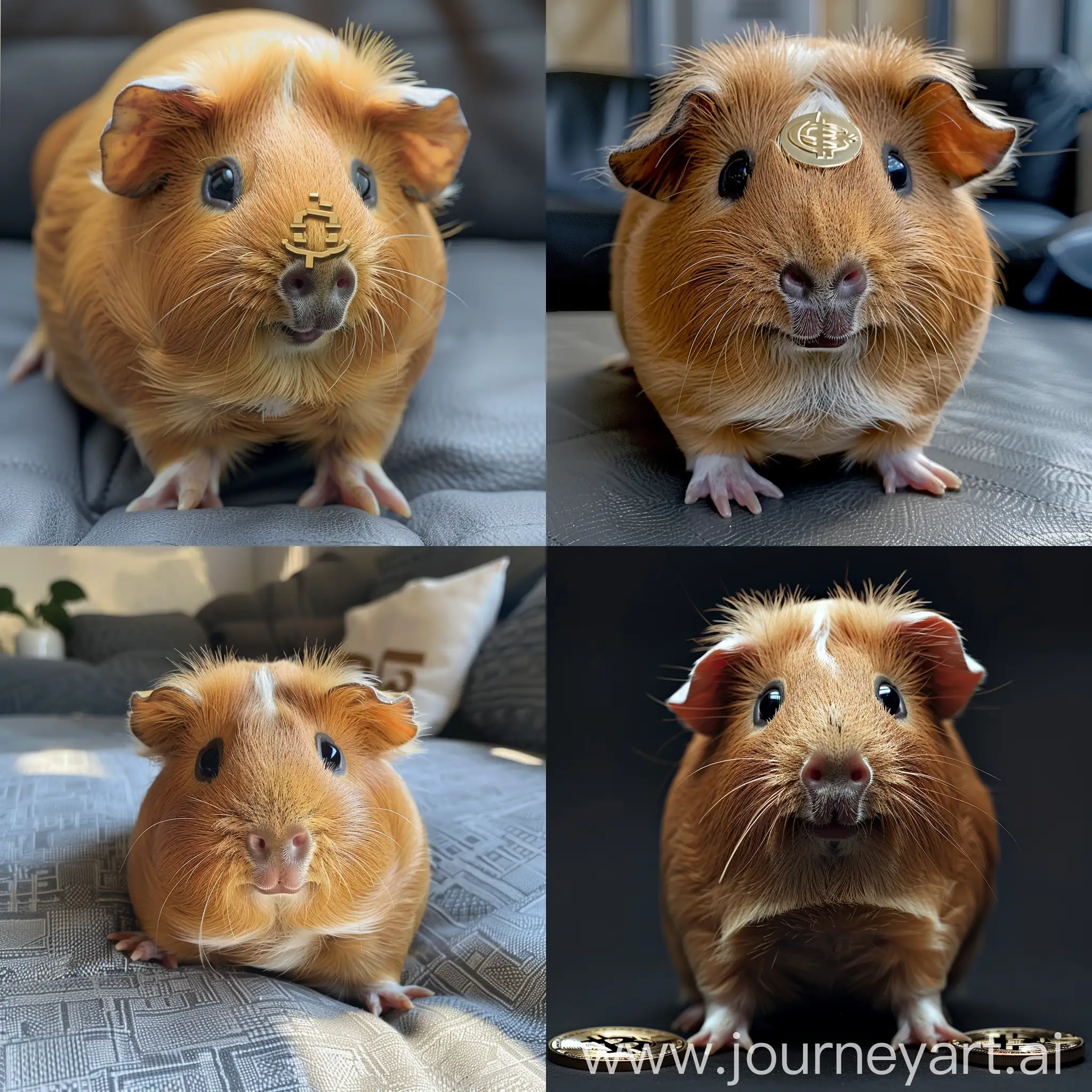 Adorable-Cryptocurrency-Guinea-Pig-in-Various-Poses
