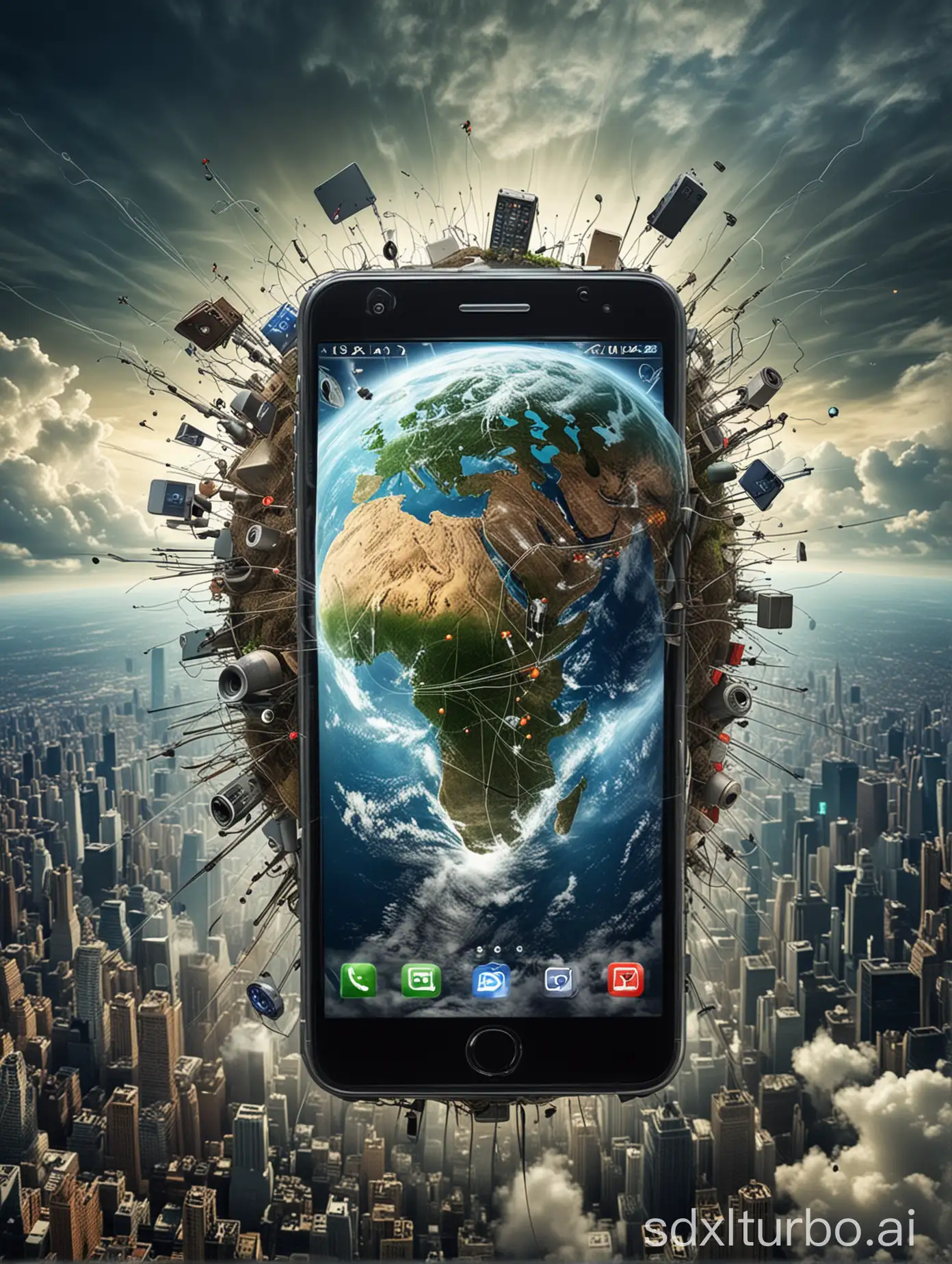 Smartphones-Attacking-Earth