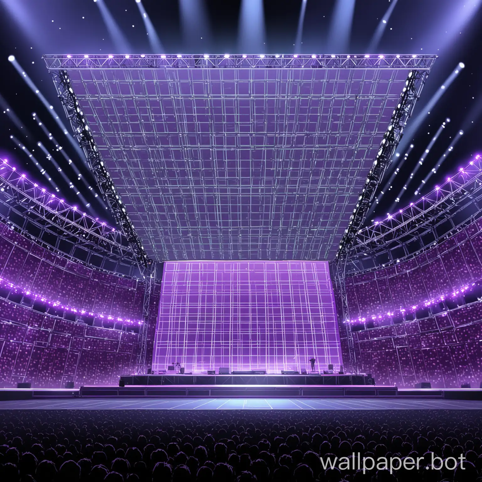 big concert stage and a grid for my apps