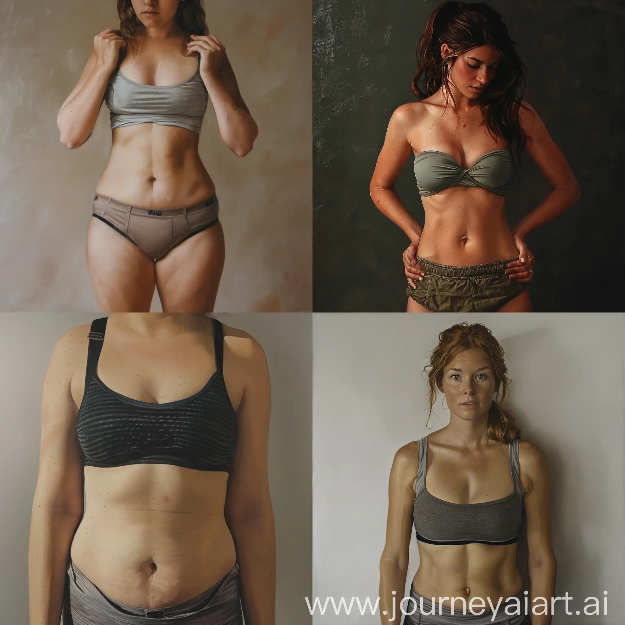 Realistic-Female-Flat-Stomach-Illustration-with-Subtle-Lighting