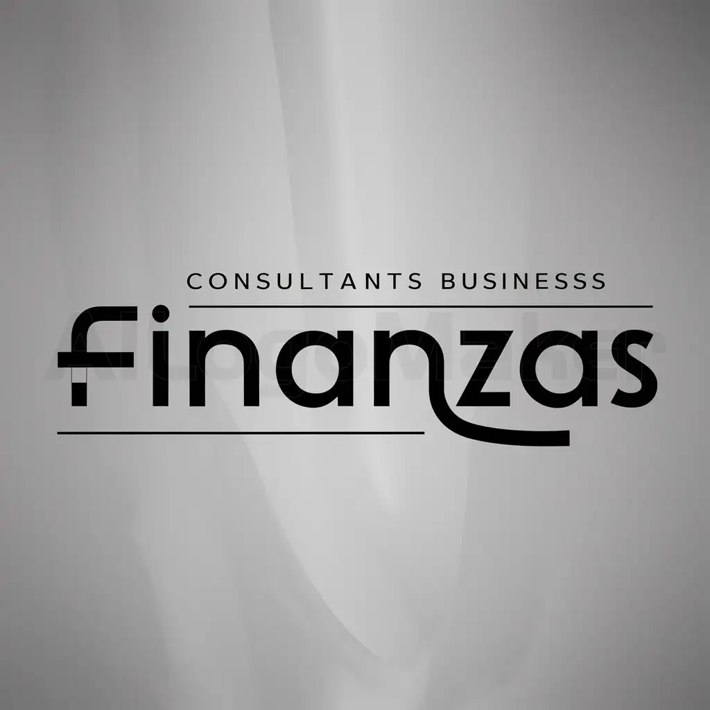 LOGO-Design-For-Consultants-Business-Finanzas-Symbol-on-a-Moderate-Clear-Background