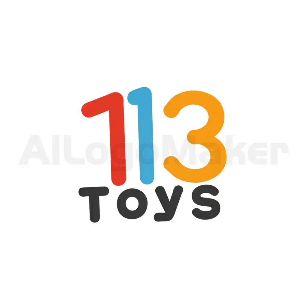 LOGO-Design-For-123-Toys-Minimalistic-Symbol-for-Retail-Industry