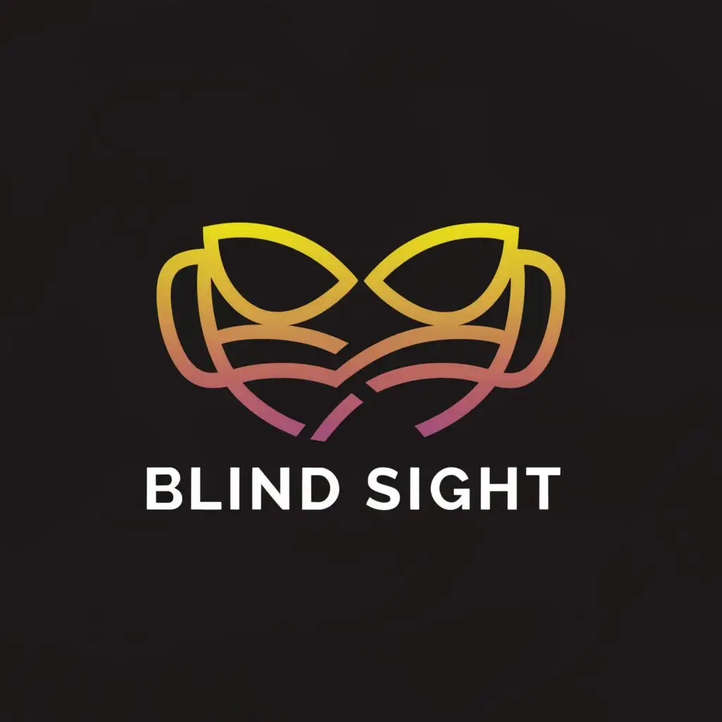 LOGO-Design-For-Blnd-Sght-Modern-Blindfold-Symbol-for-Entertainment-Industry