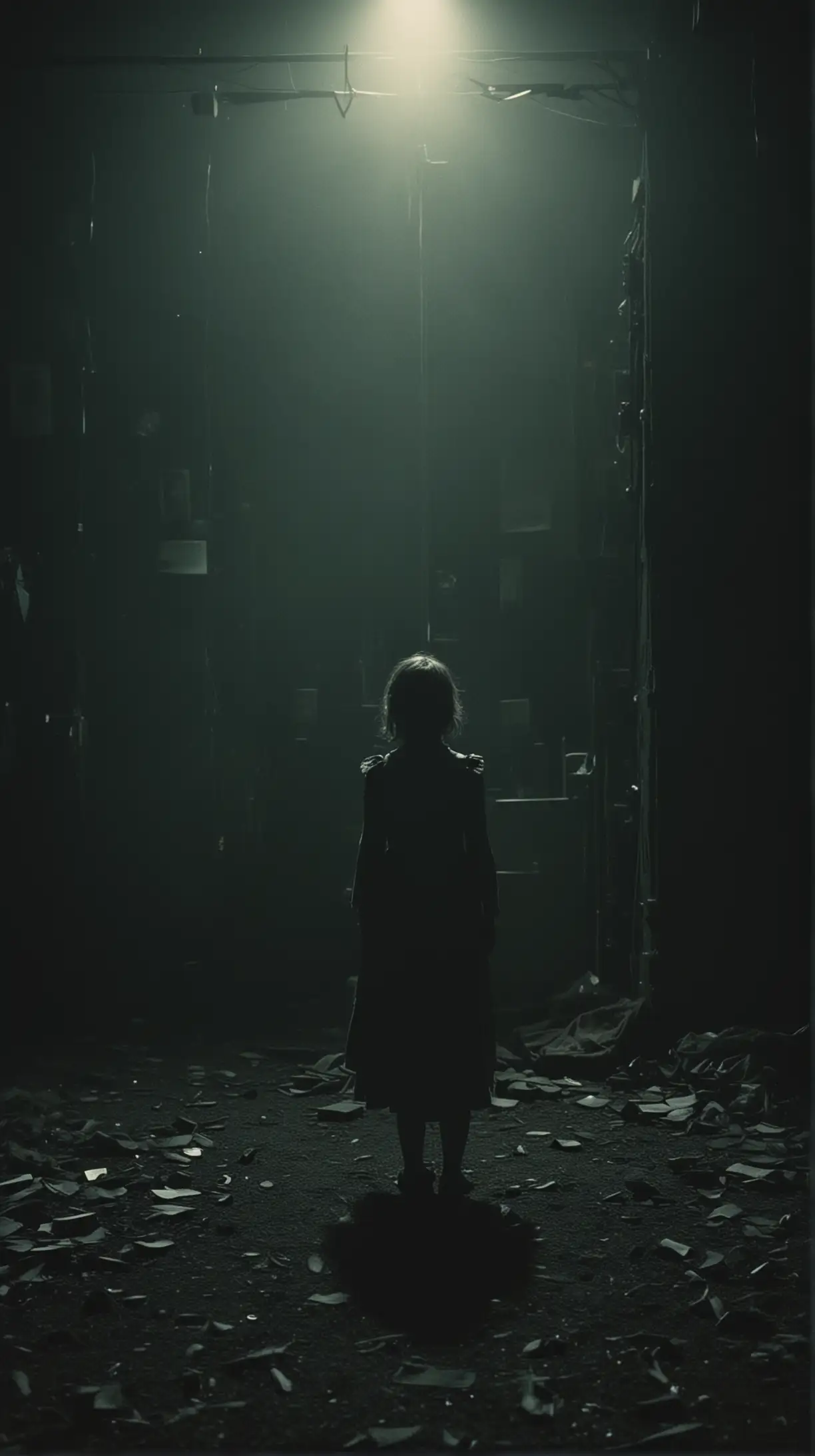 Eerie and Dark Cinematography Scene